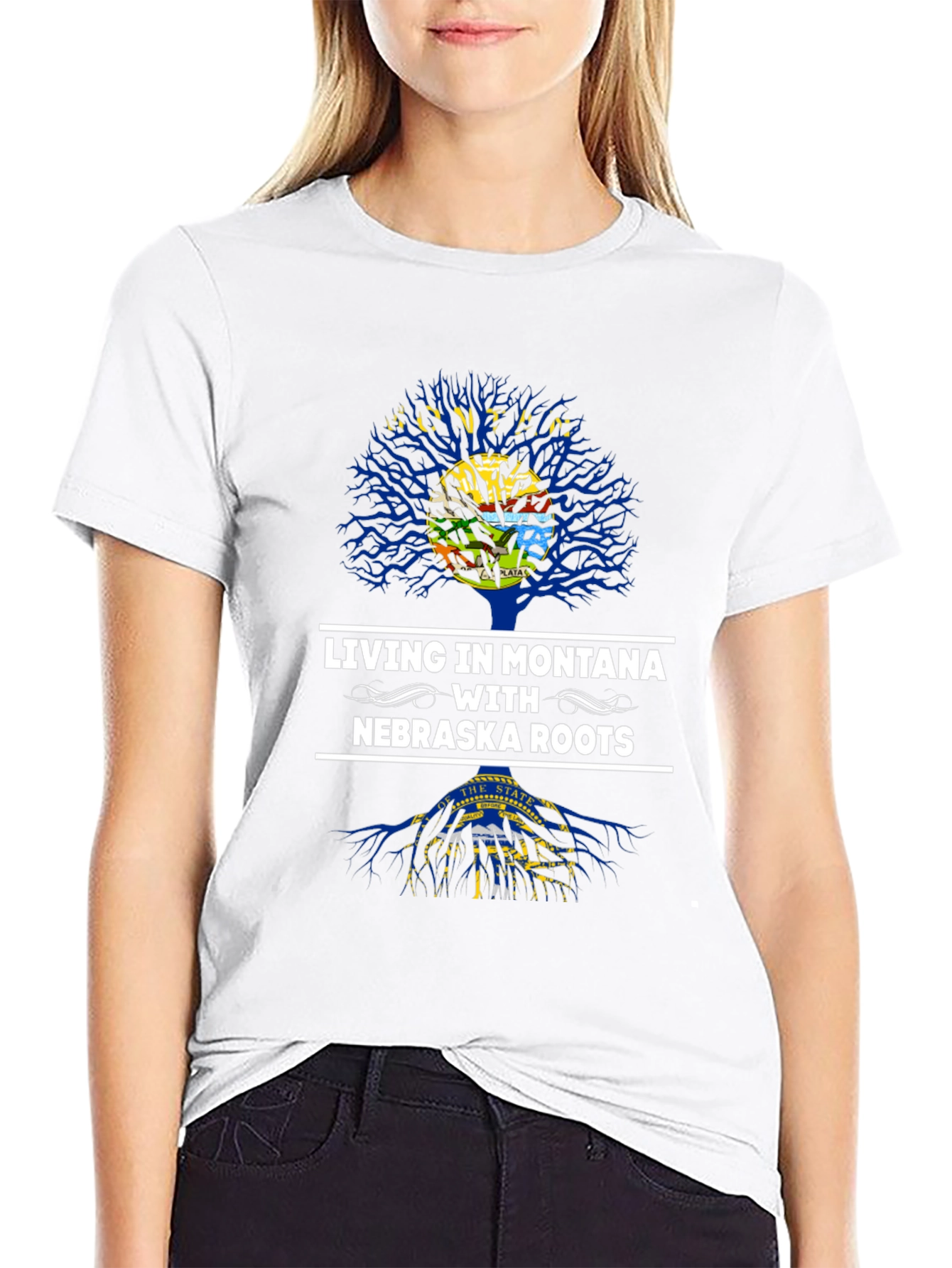 Montana Living Nebraska Roots Graphic T-Shirt