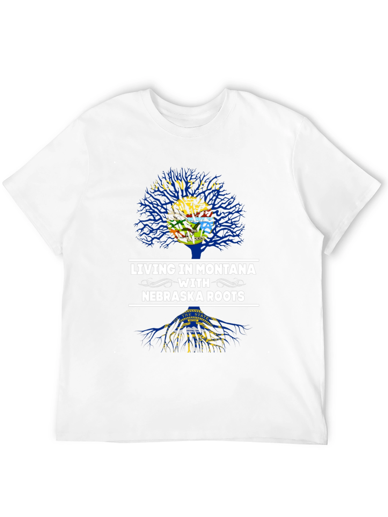 Montana Living Nebraska Roots Graphic T-Shirt