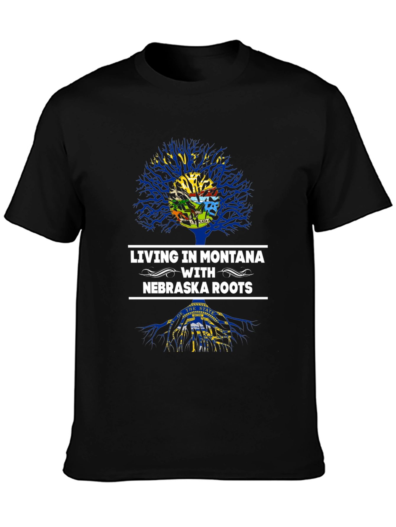 Montana Living Nebraska Roots Graphic T-Shirt