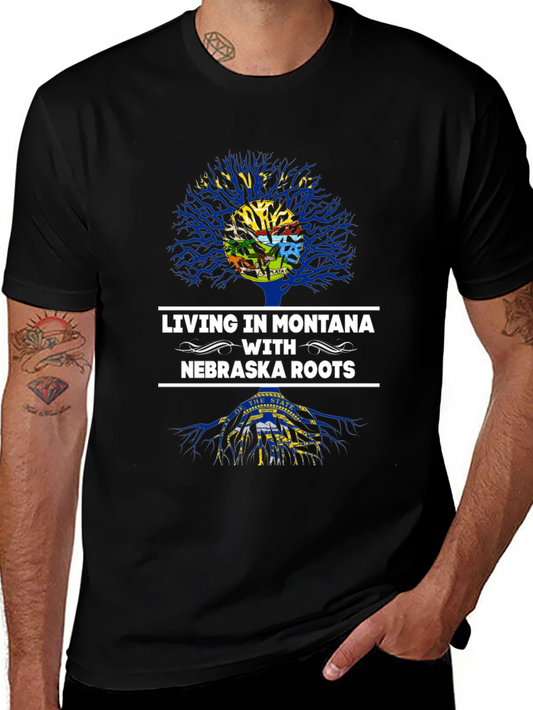 Montana Living Nebraska Roots Graphic T-Shirt