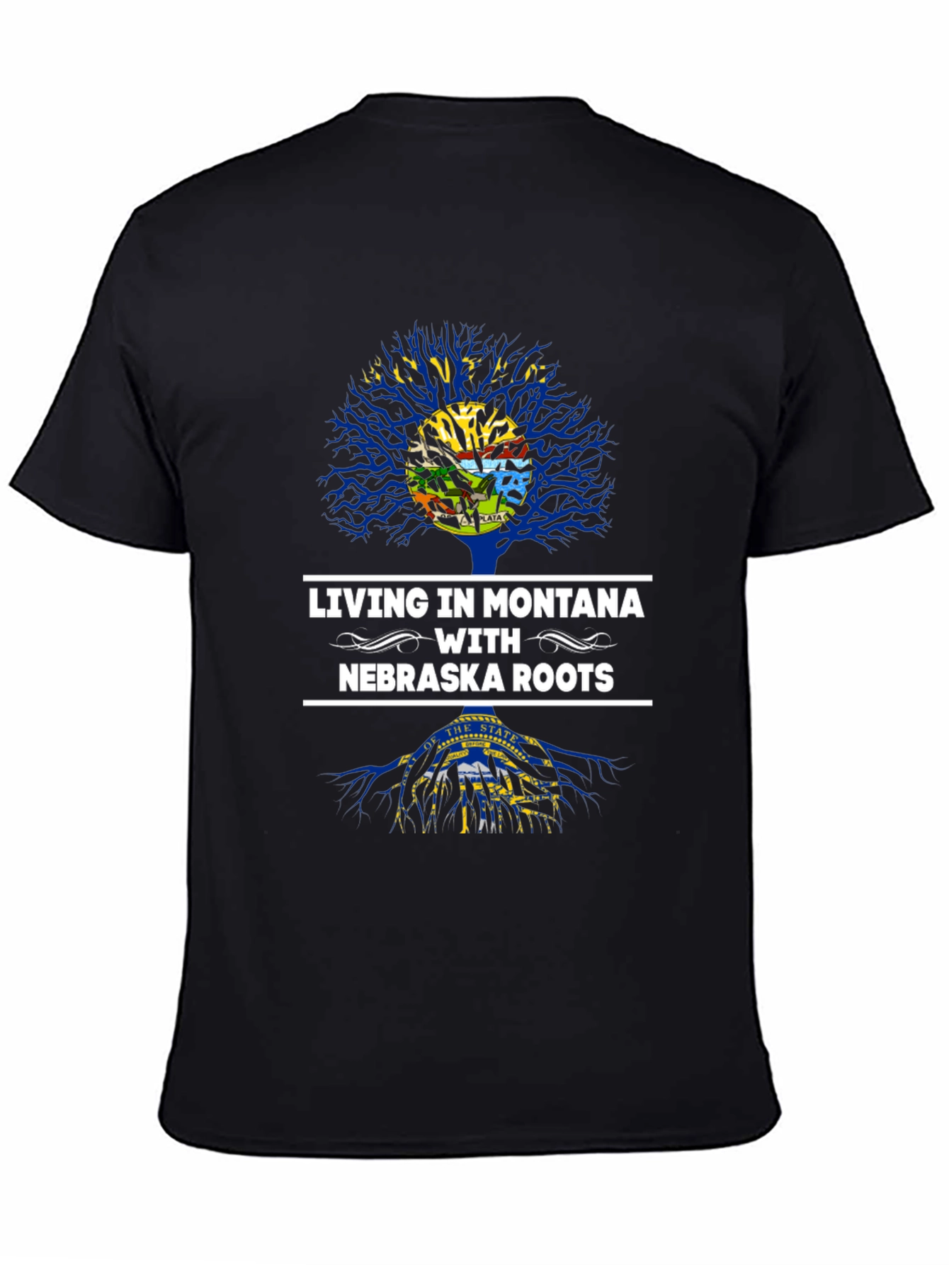 Montana Living Nebraska Roots Graphic T-Shirt