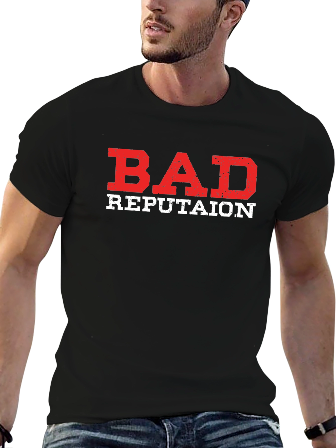 Bad Reputation Graphic Tee - Soft Cotton Blend