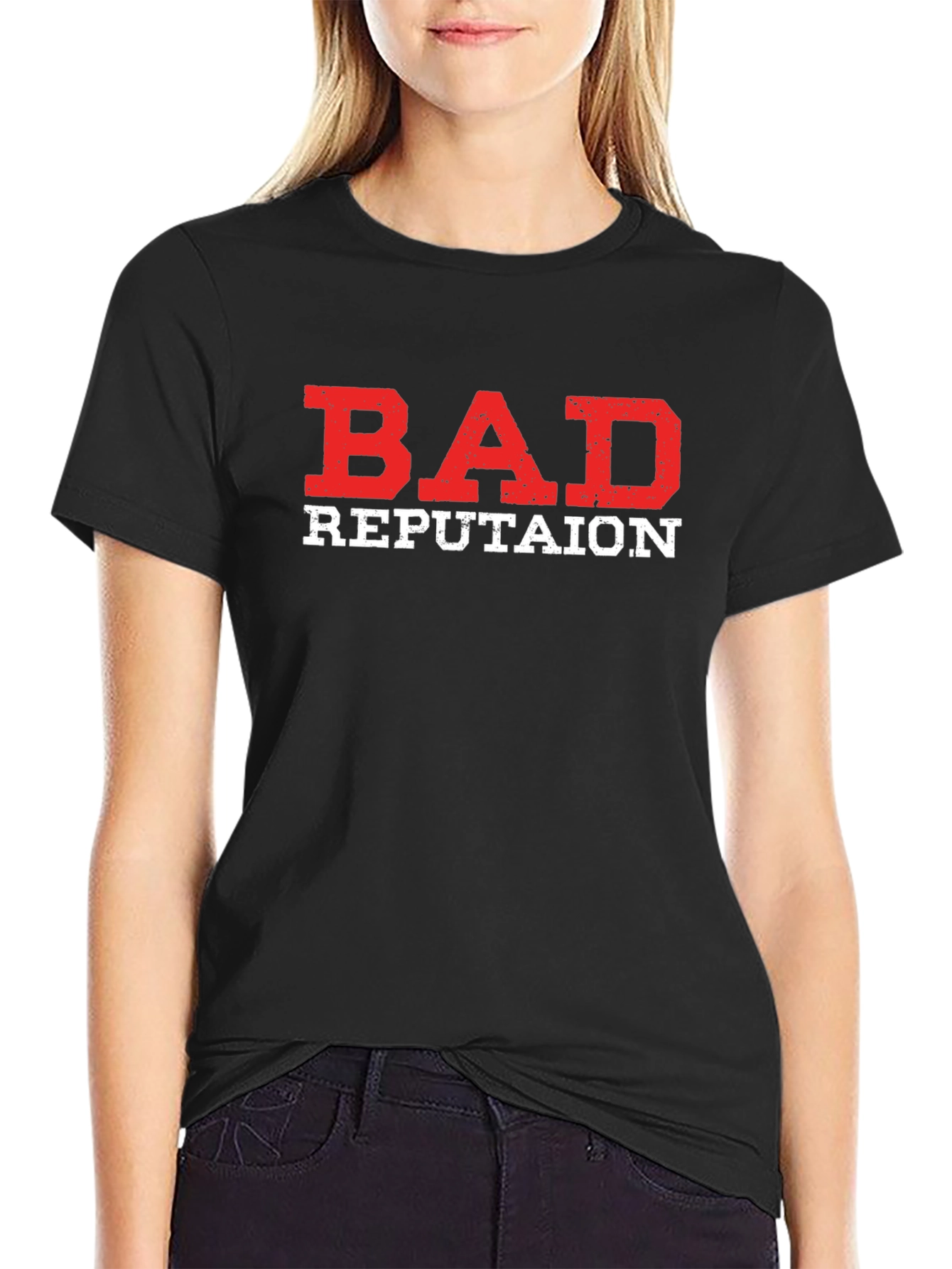 Bad Reputation Graphic Tee - Soft Cotton Blend