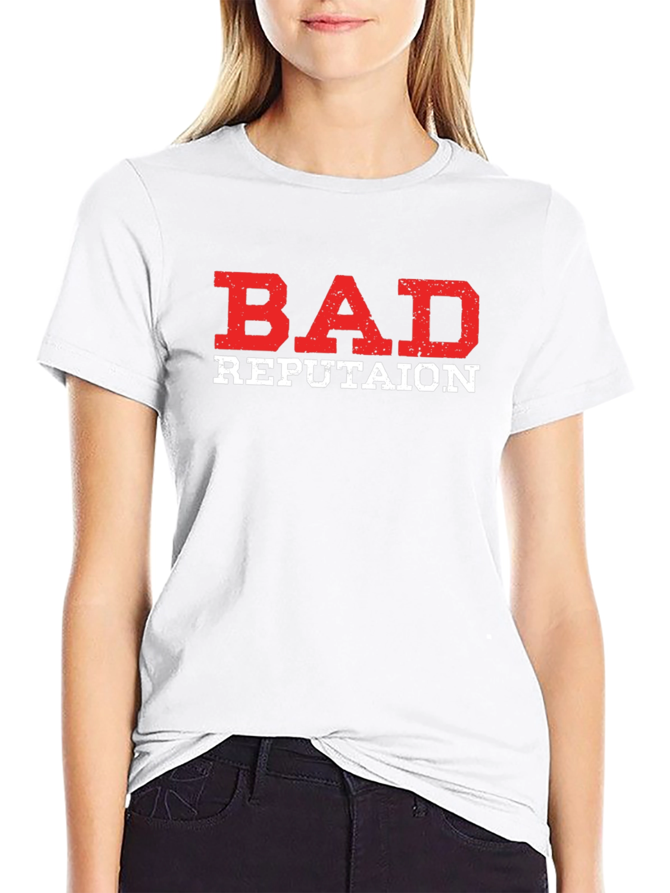 Bad Reputation Graphic Tee - Soft Cotton Blend