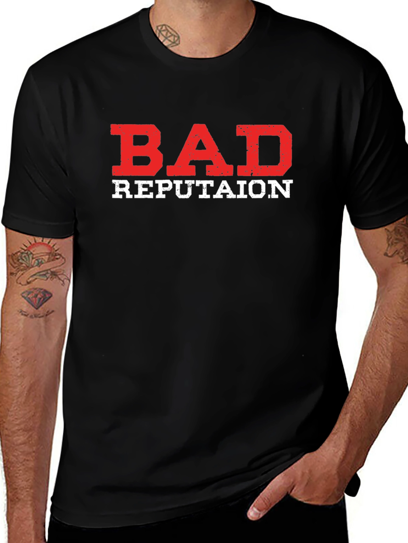 Bad Reputation Graphic Tee - Soft Cotton Blend