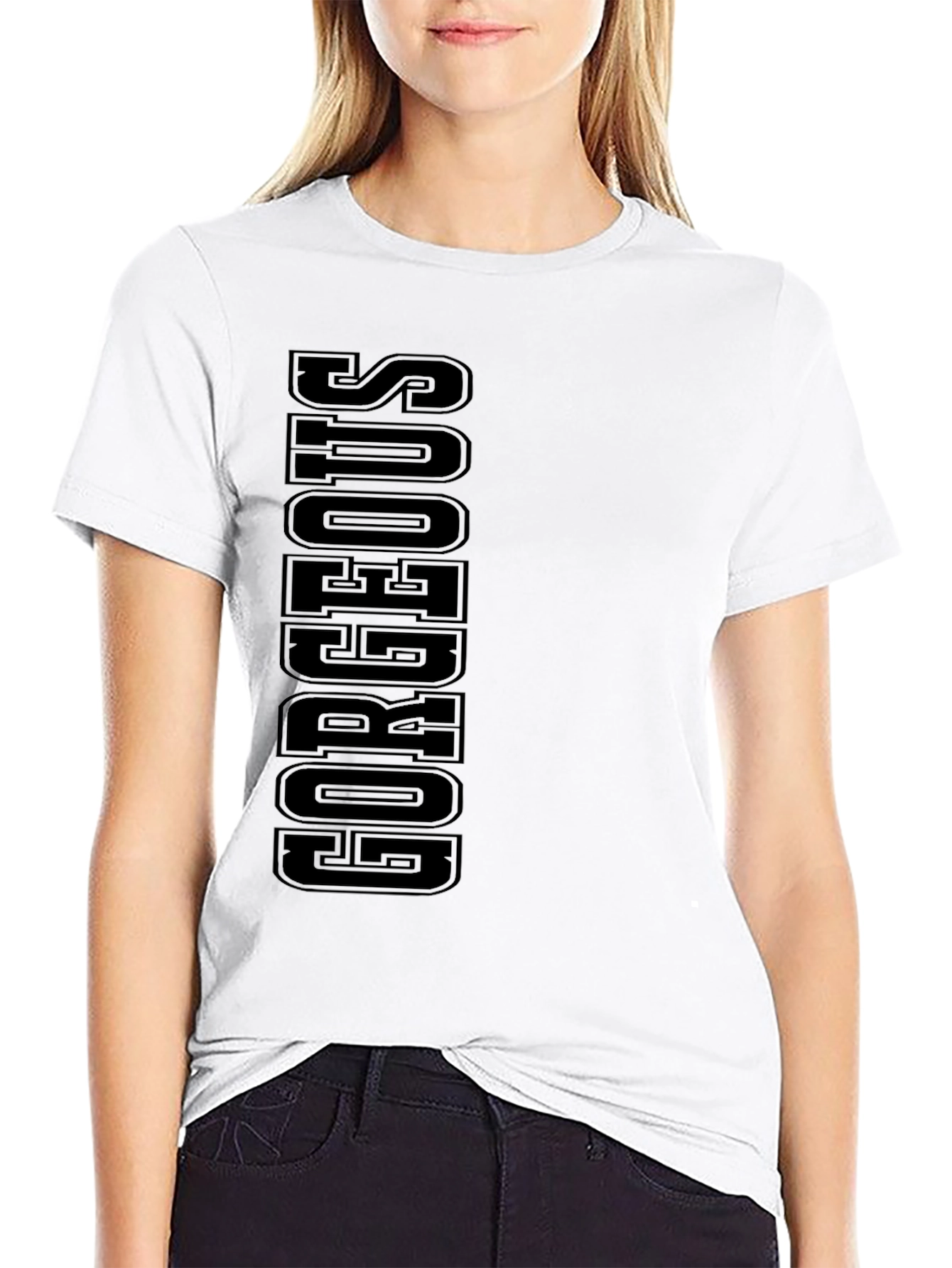 Gorgeous Black Graphic Tee