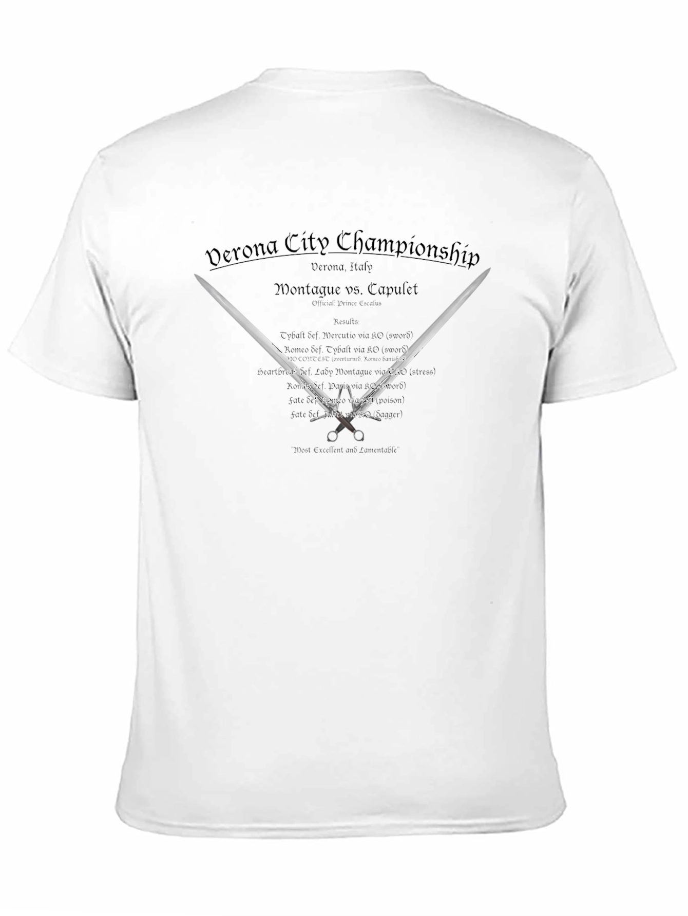 Verona City Championship Sword Tee