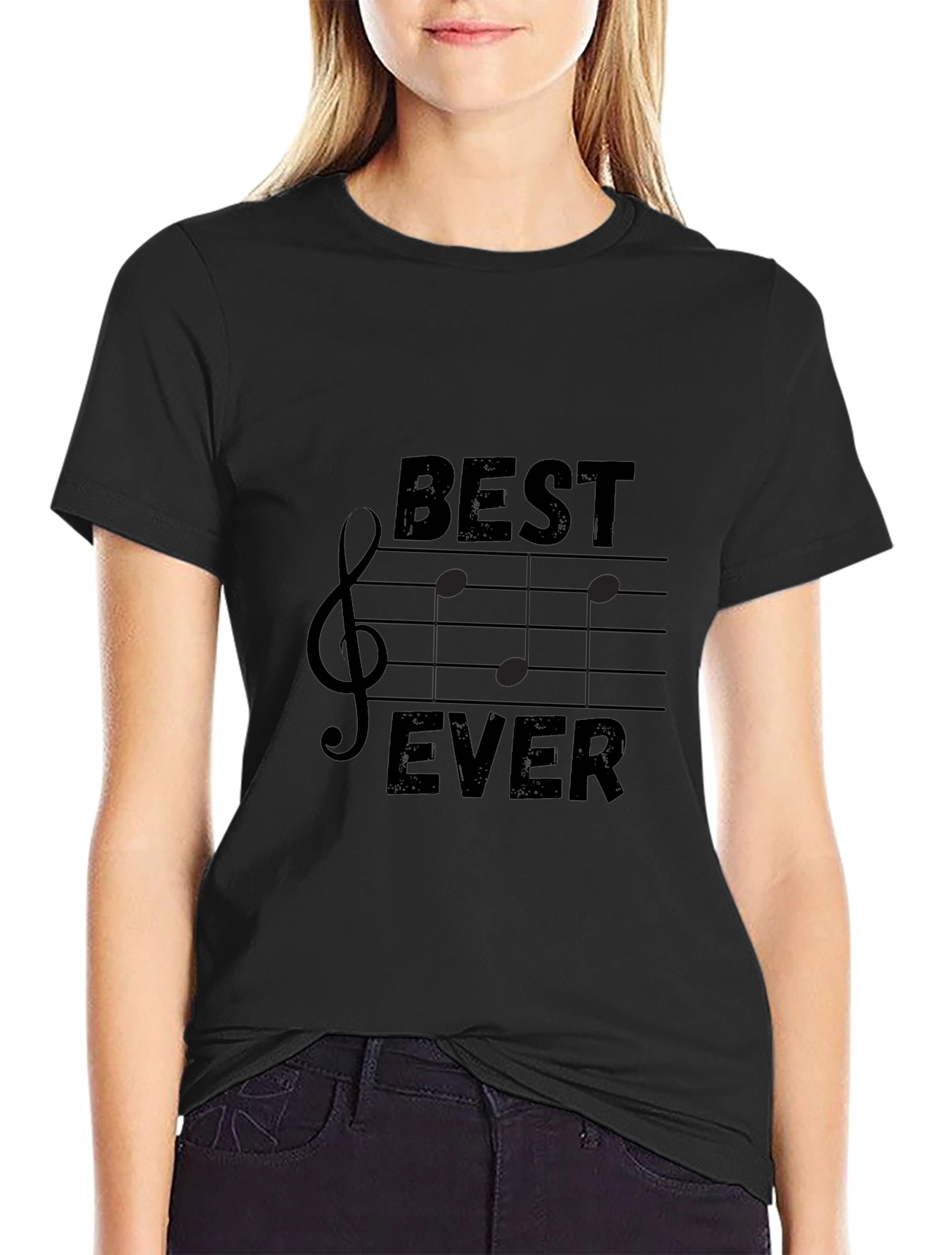 Best Ever Music T-Shirt - Treble Clef Design