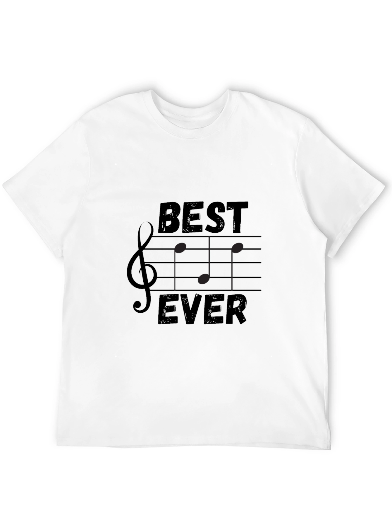Best Ever Music T-Shirt - Treble Clef Design