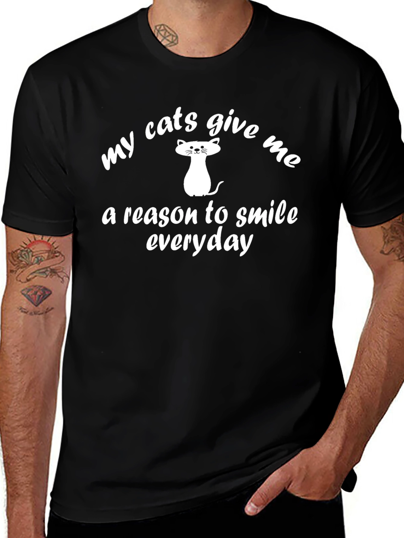 My Cats Give Me a Reason to Smile Tee