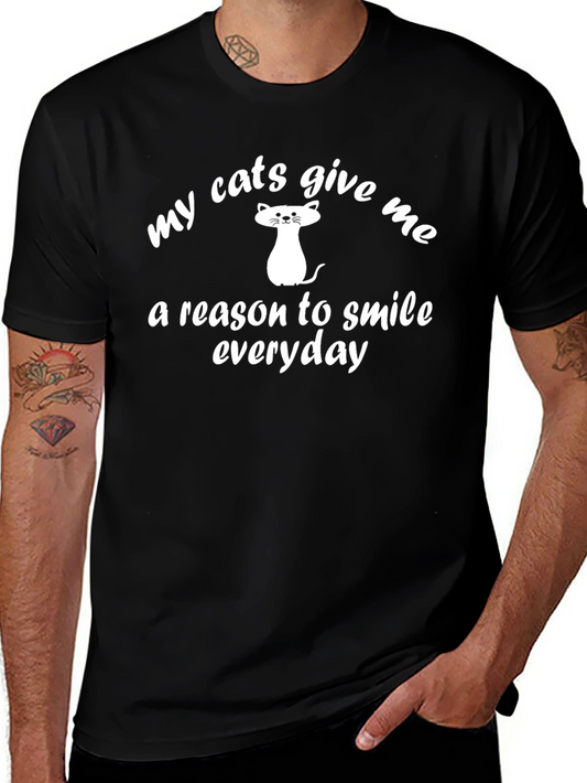My Cats Give Me a Reason to Smile Tee
