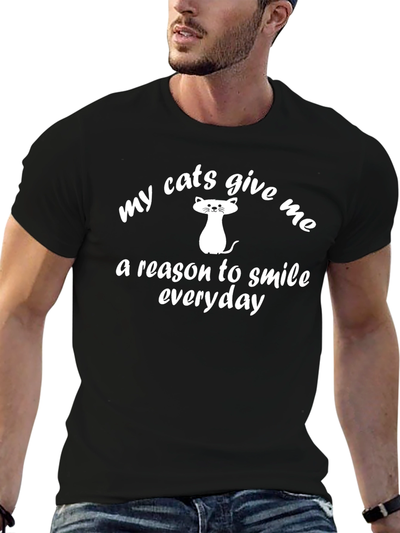 My Cats Give Me a Reason to Smile Tee