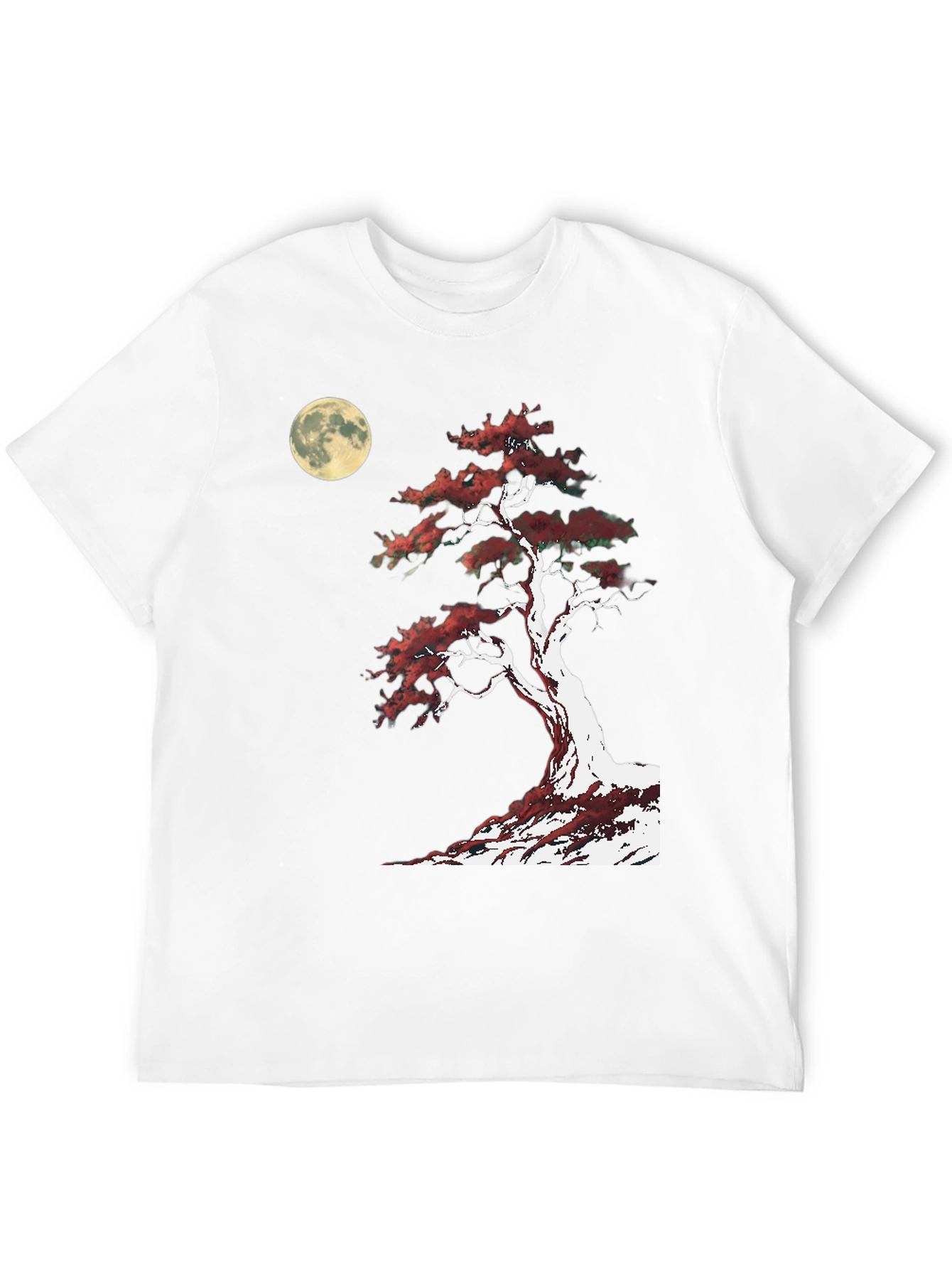 Bonsai Moon Graphic Tee - Stylish Comfort