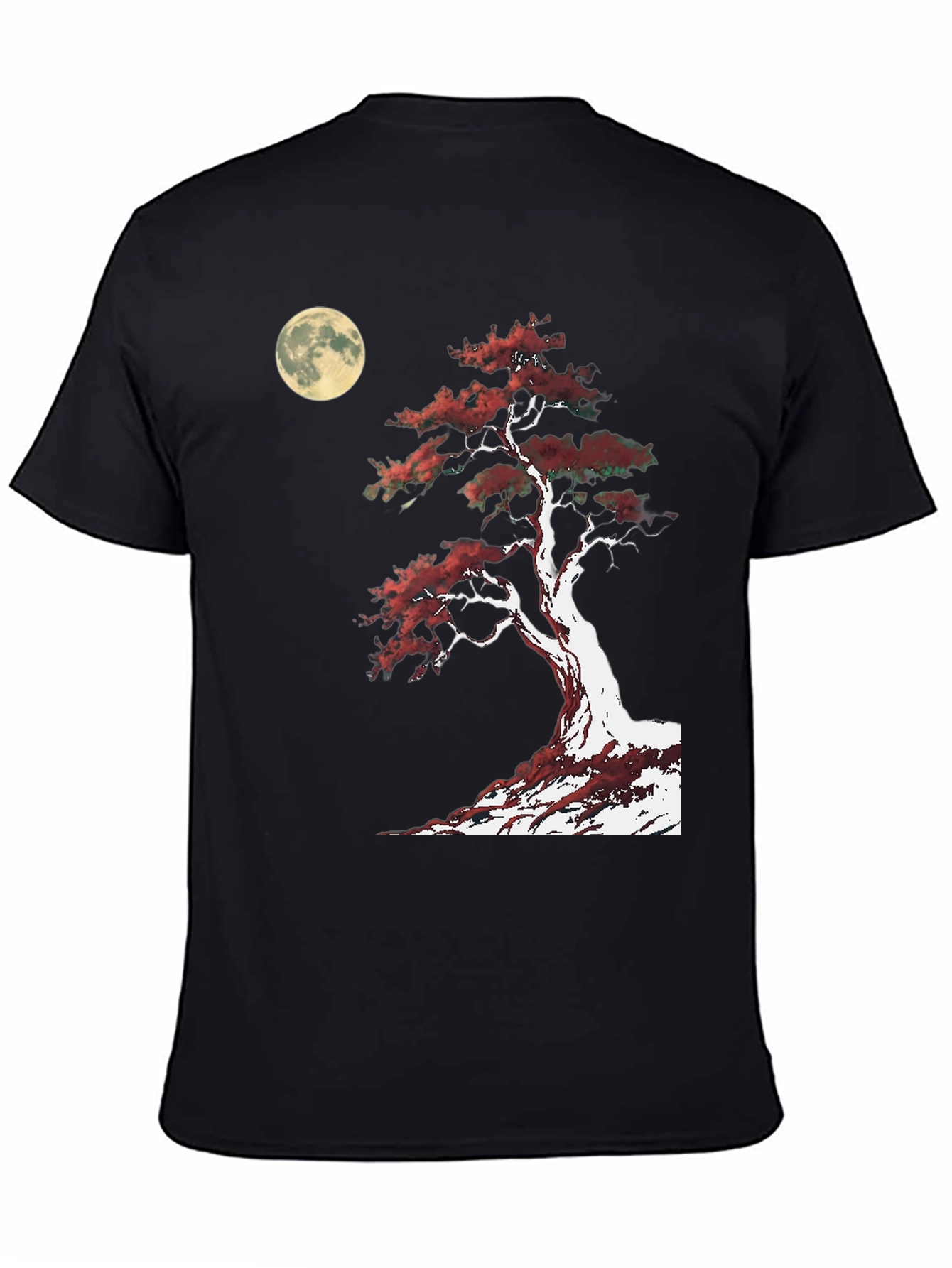 Bonsai Moon Graphic Tee - Stylish Comfort