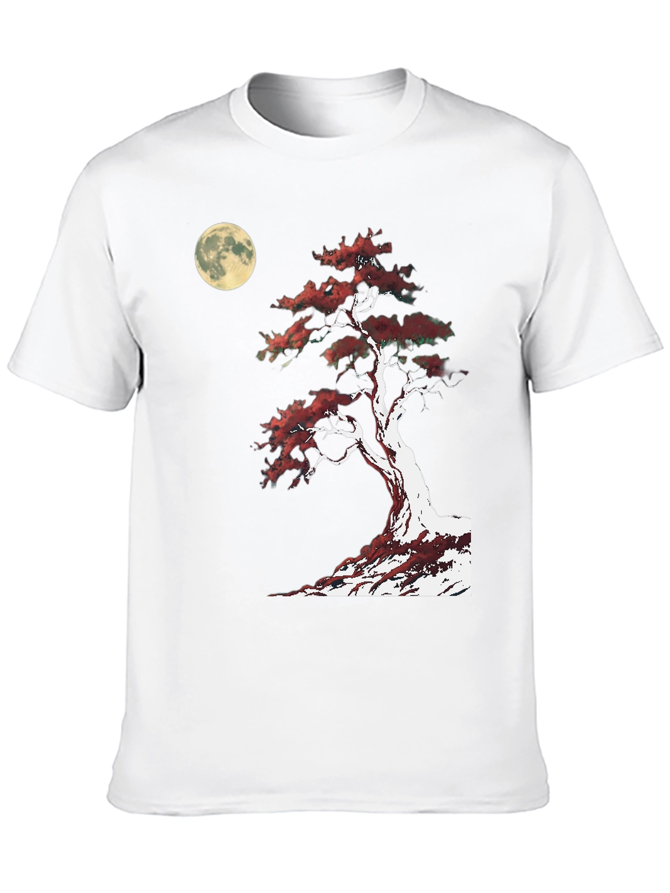 Bonsai Moon Graphic Tee - Stylish Comfort