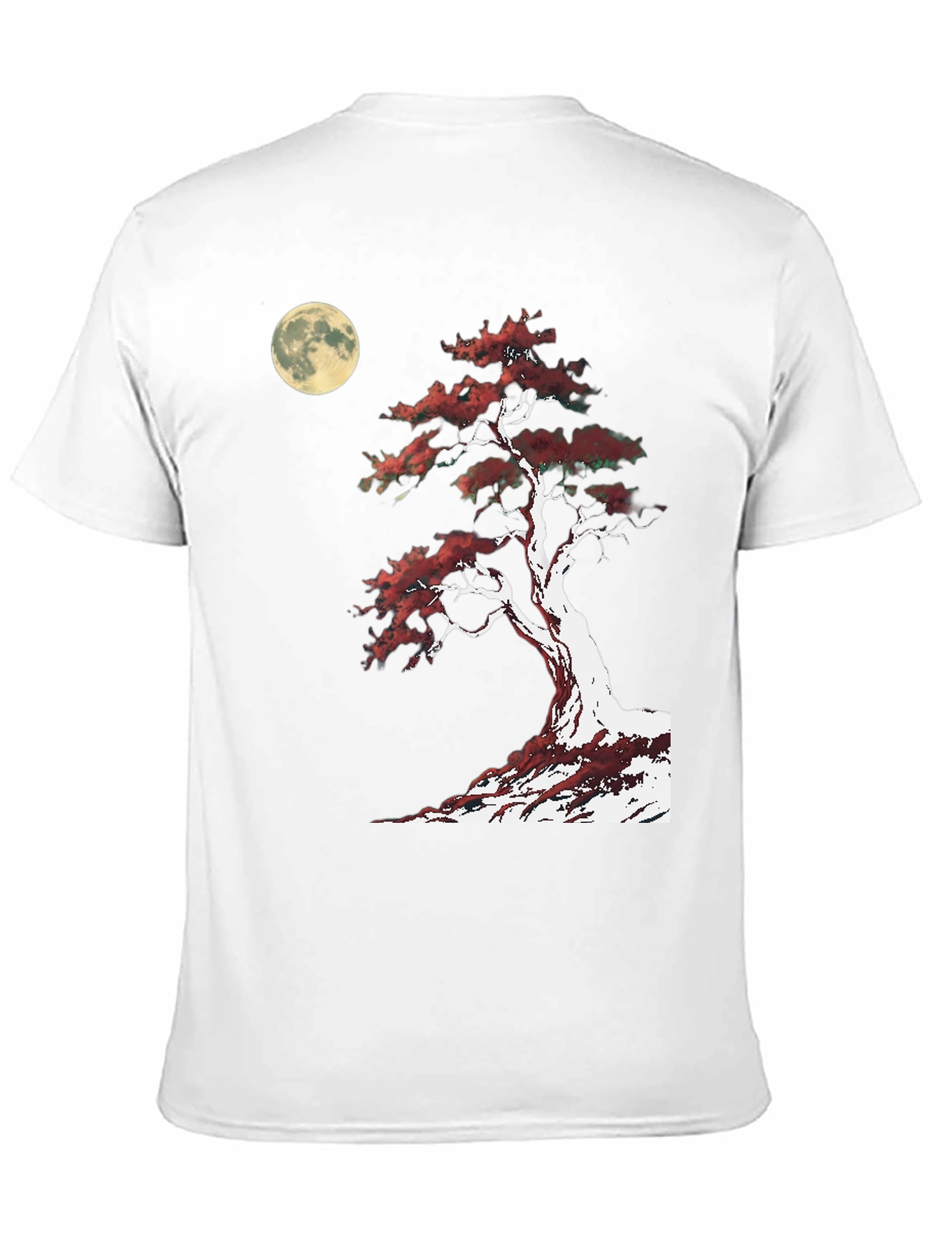 Bonsai Moon Graphic Tee - Stylish Comfort