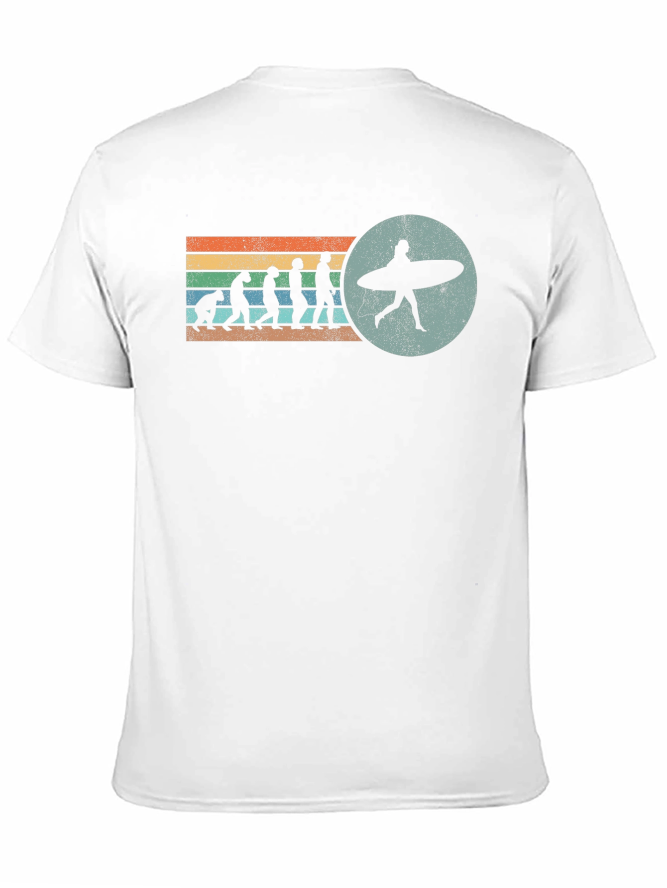 Evolution of Surfing Graphic Tee - Black