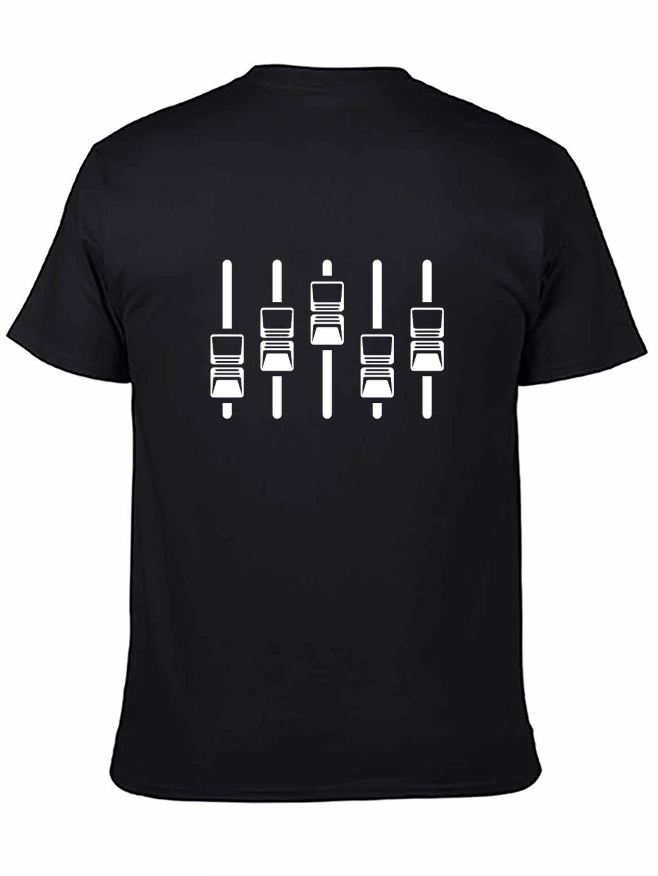 DJ Mixer Graphic T-Shirt - Black