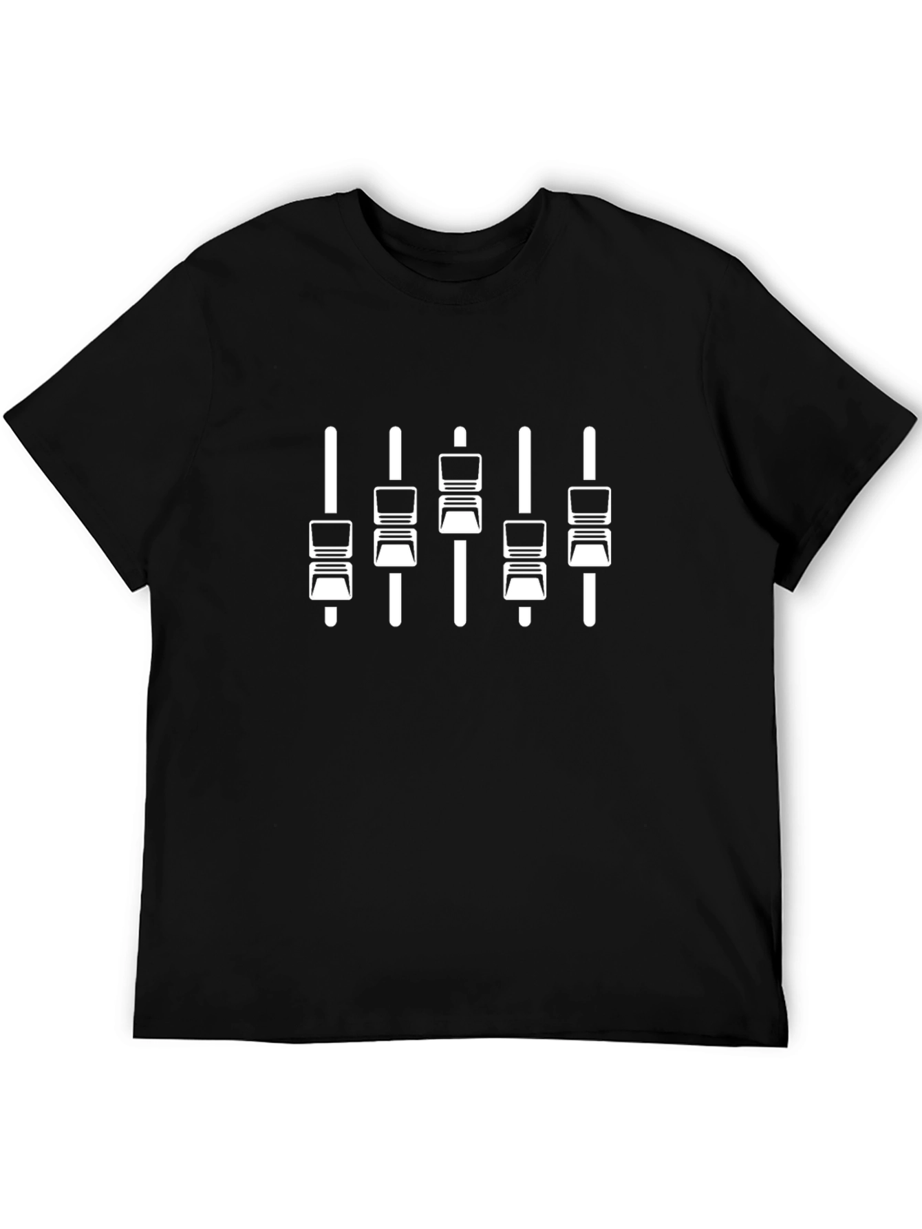DJ Mixer Graphic T-Shirt - Black