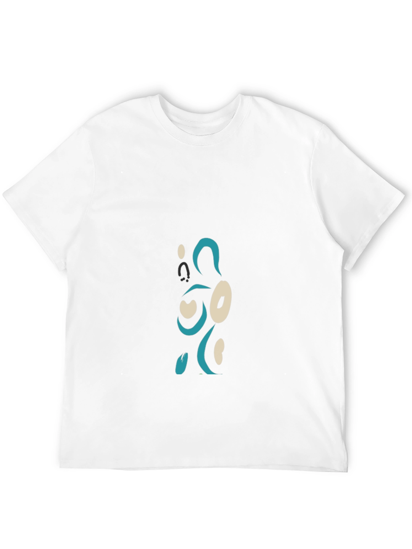 Abstract Design Black T-Shirt