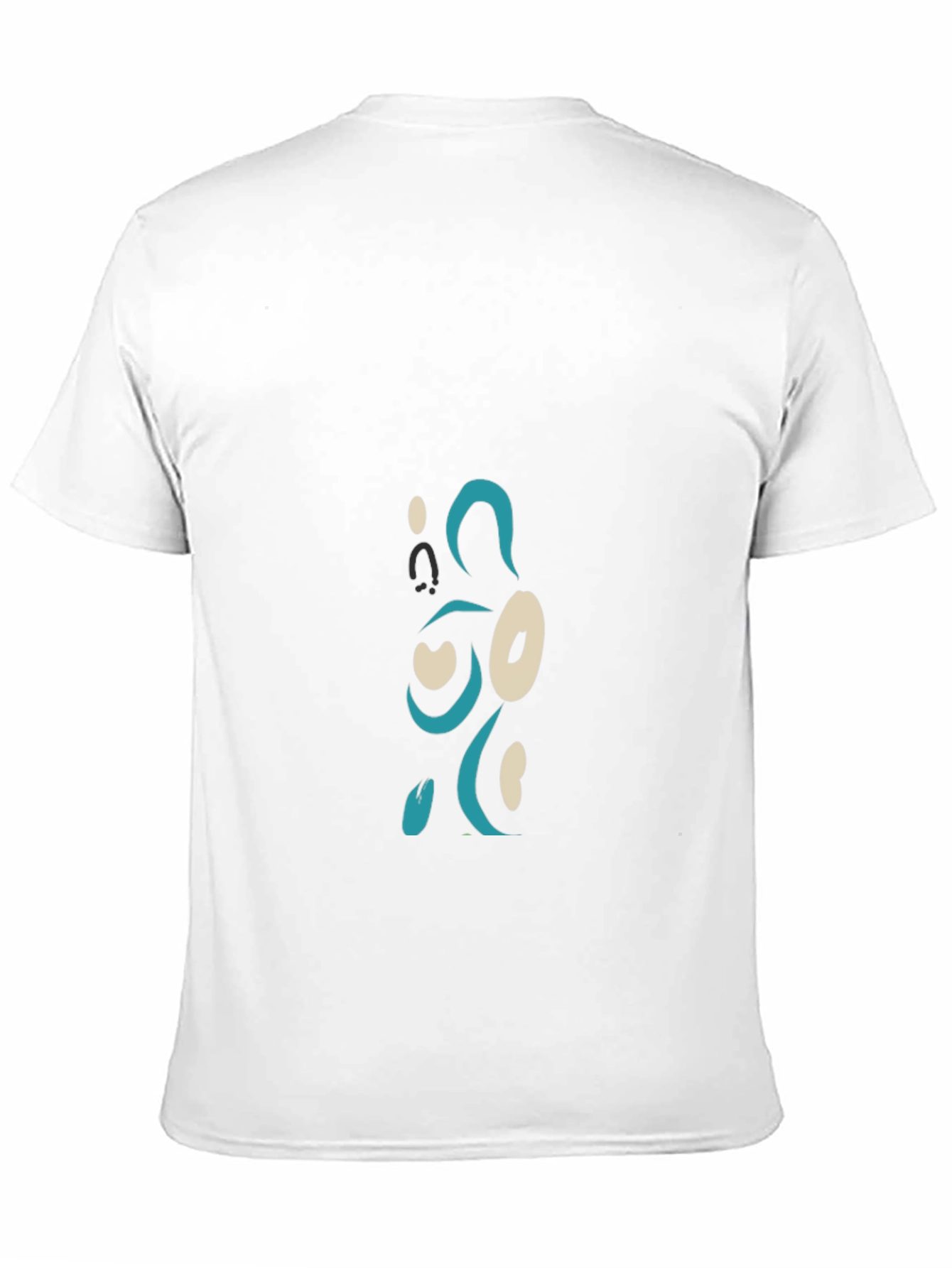Abstract Design Black T-Shirt