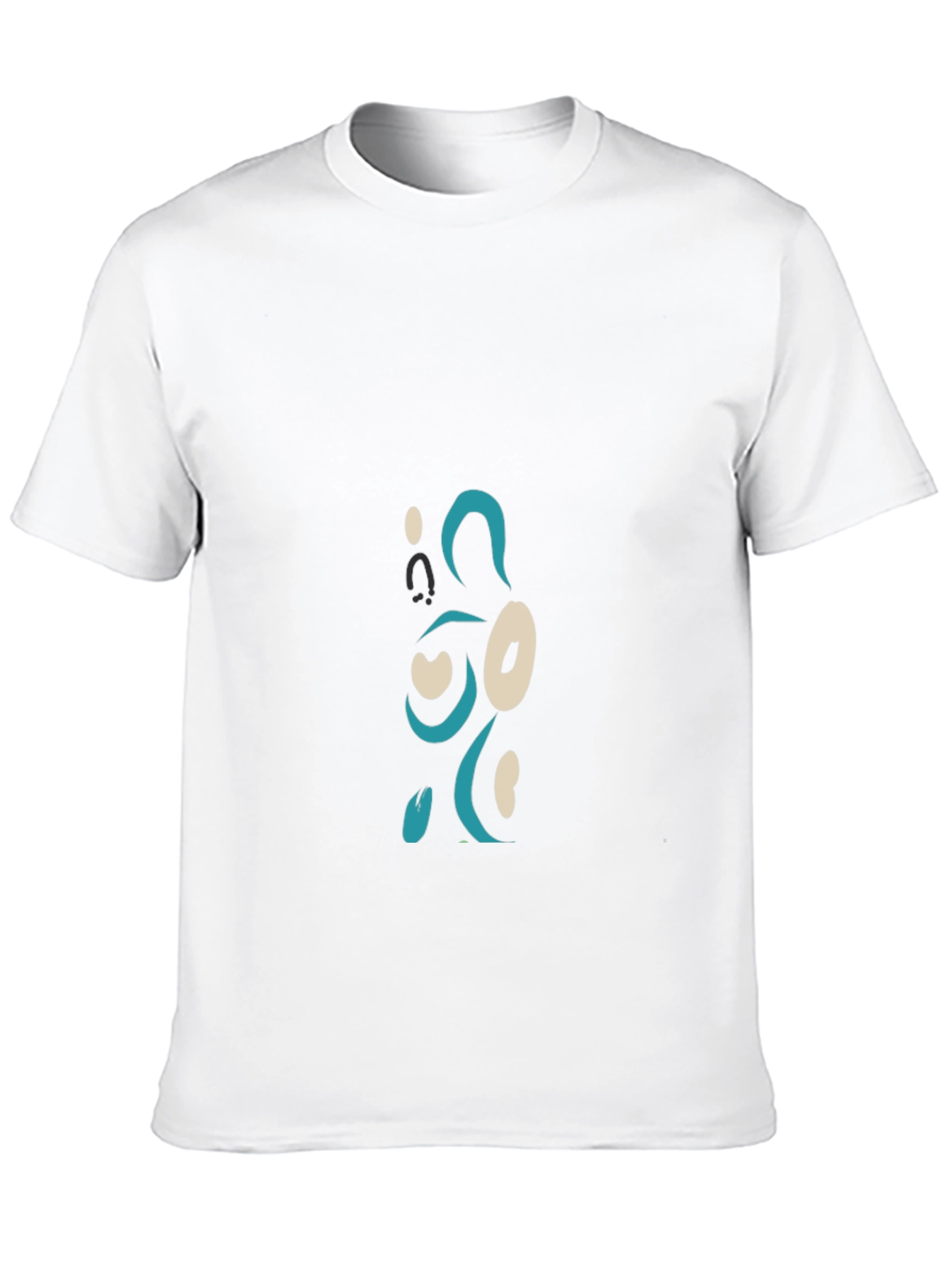 Abstract Design Black T-Shirt