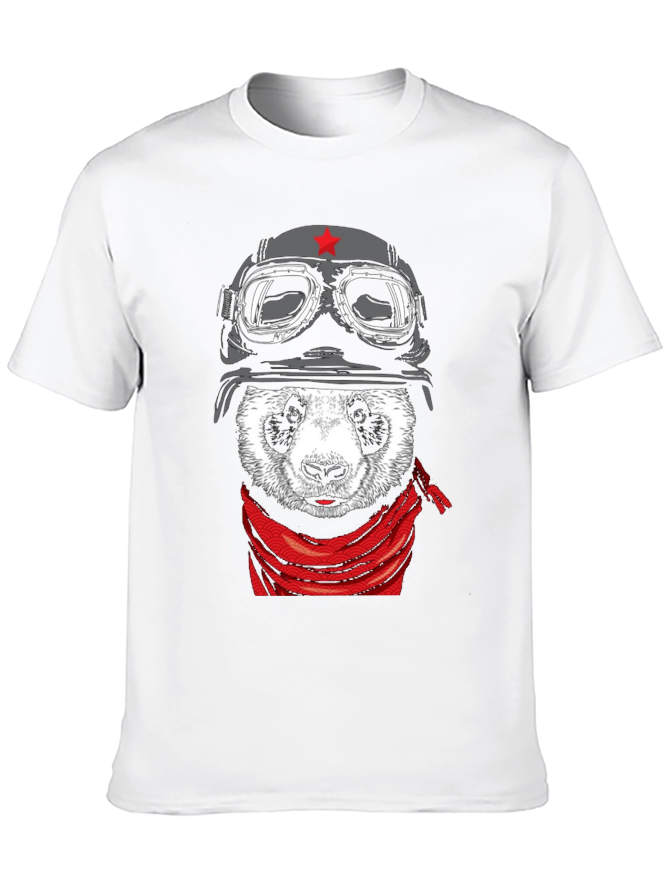 Panda Aviator T-Shirt - Unique Graphic Tee