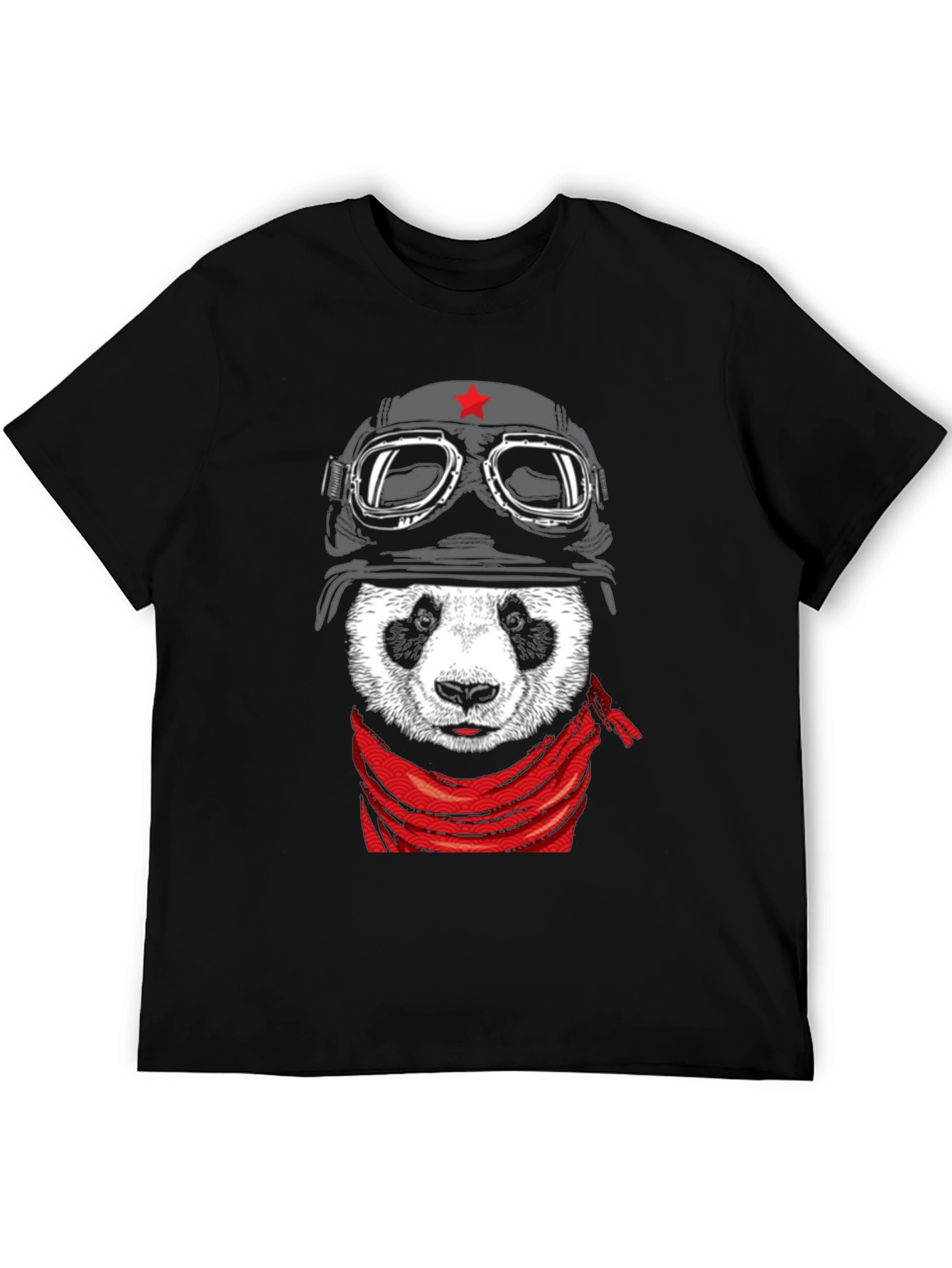 Panda Aviator T-Shirt - Unique Graphic Tee