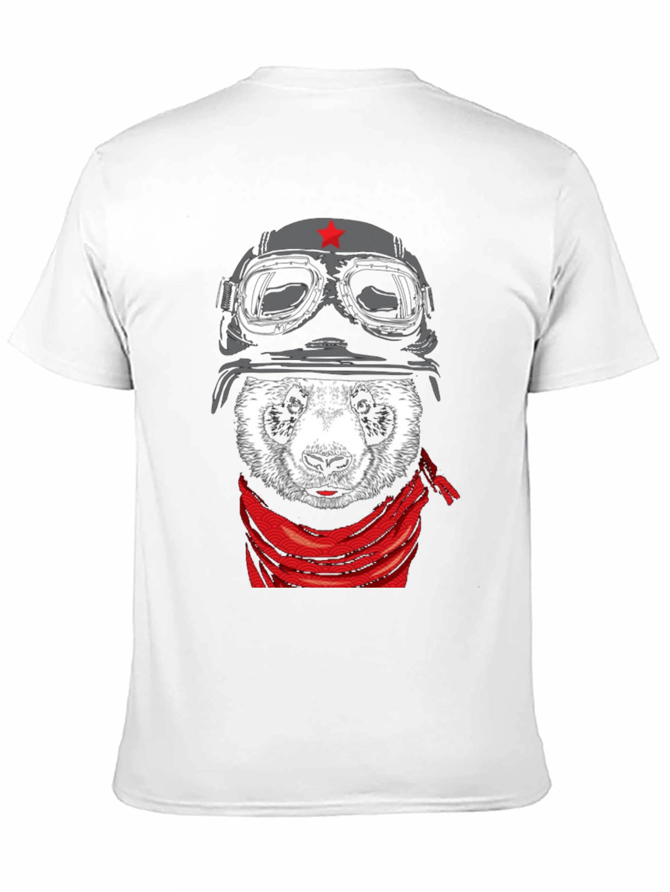 Panda Aviator T-Shirt - Unique Graphic Tee