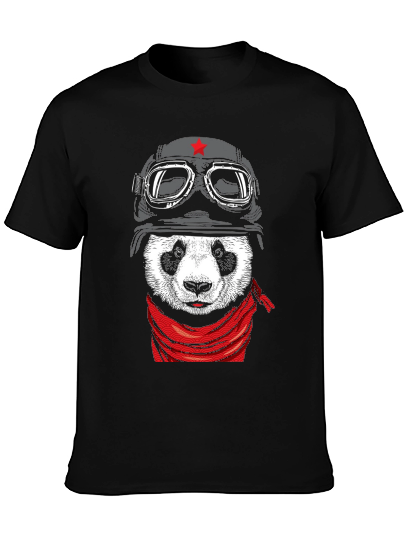 Panda Aviator T-Shirt - Unique Graphic Tee