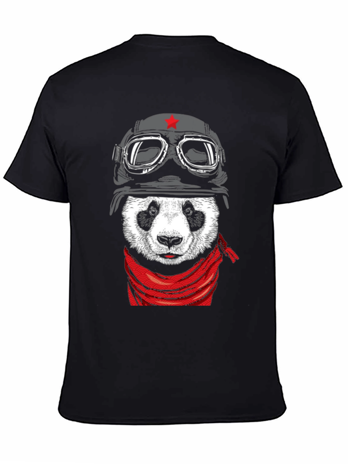 Panda Aviator T-Shirt - Unique Graphic Tee