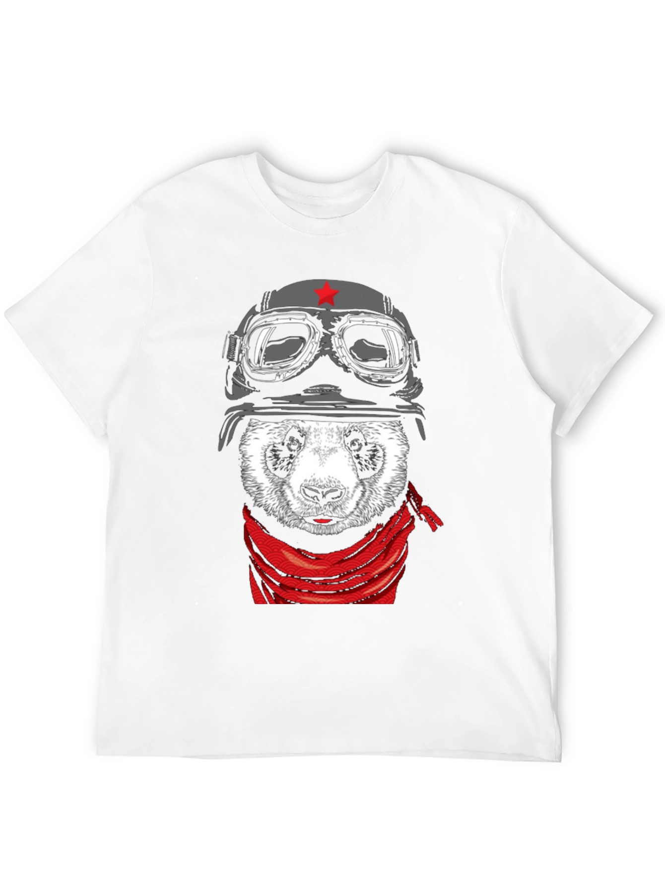 Panda Aviator T-Shirt - Unique Graphic Tee