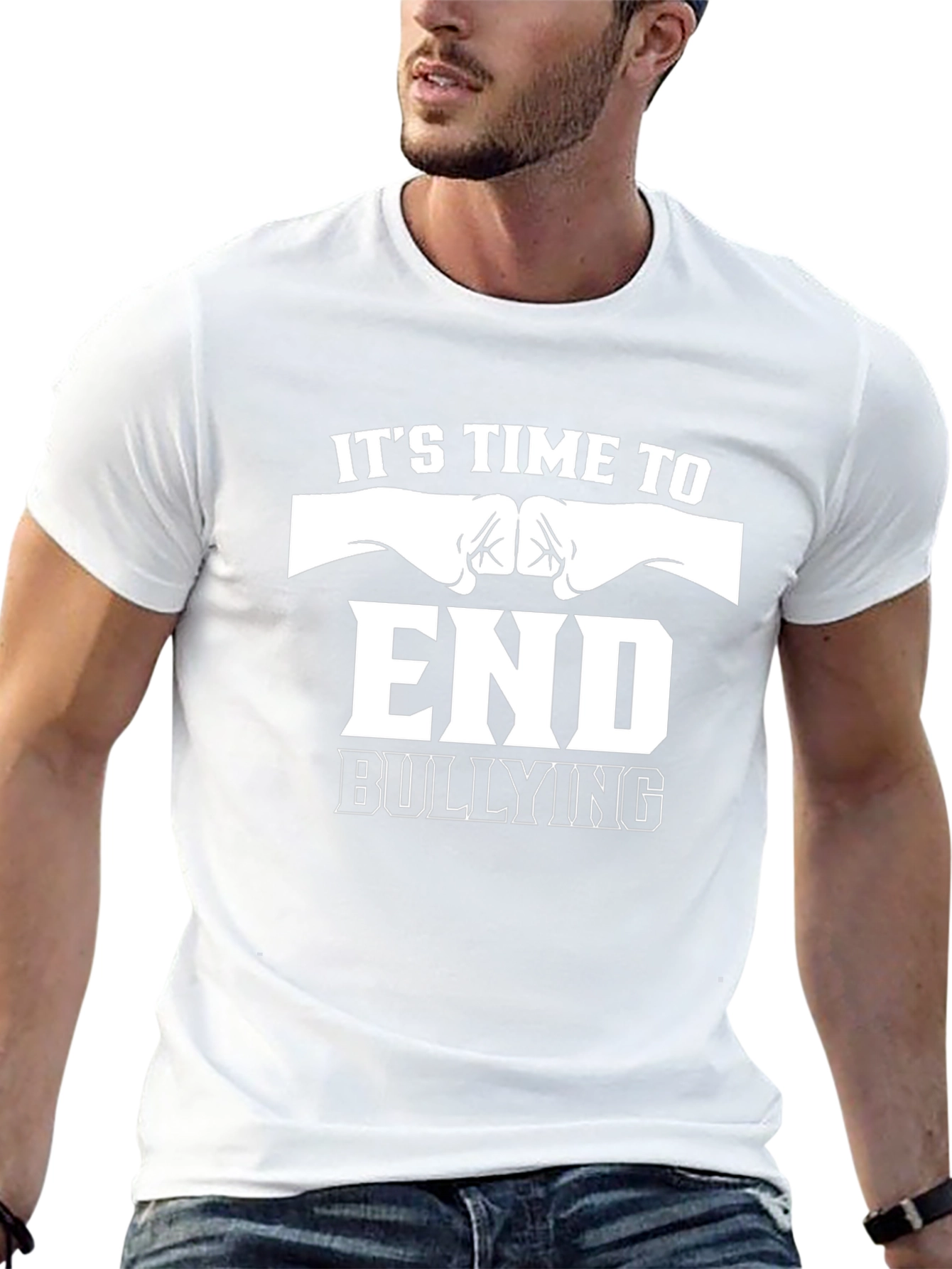 Its Time to End Bullying Graphic Tee - Black