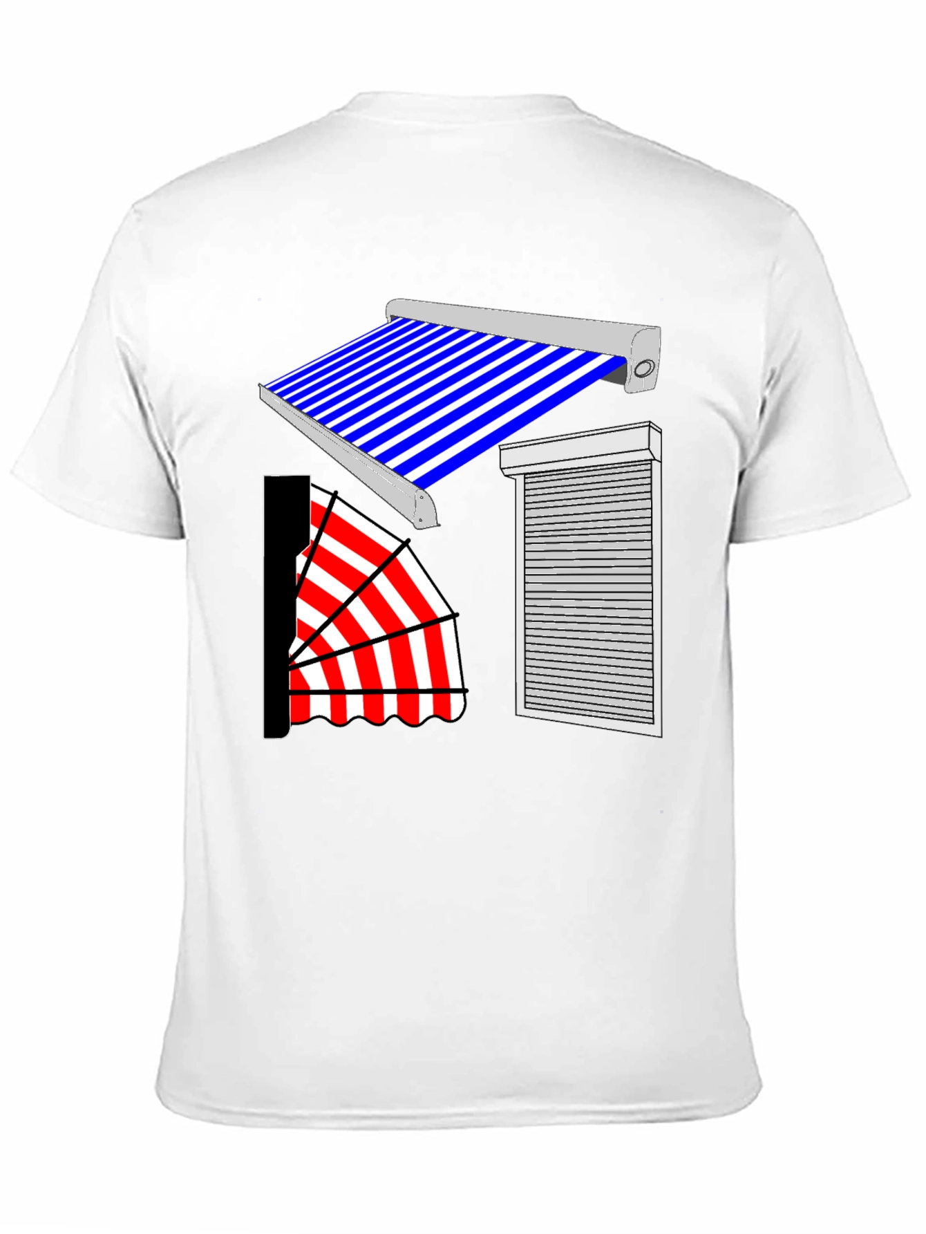 Awnings Graphic T-Shirt | Unisex Soft Cotton Tee