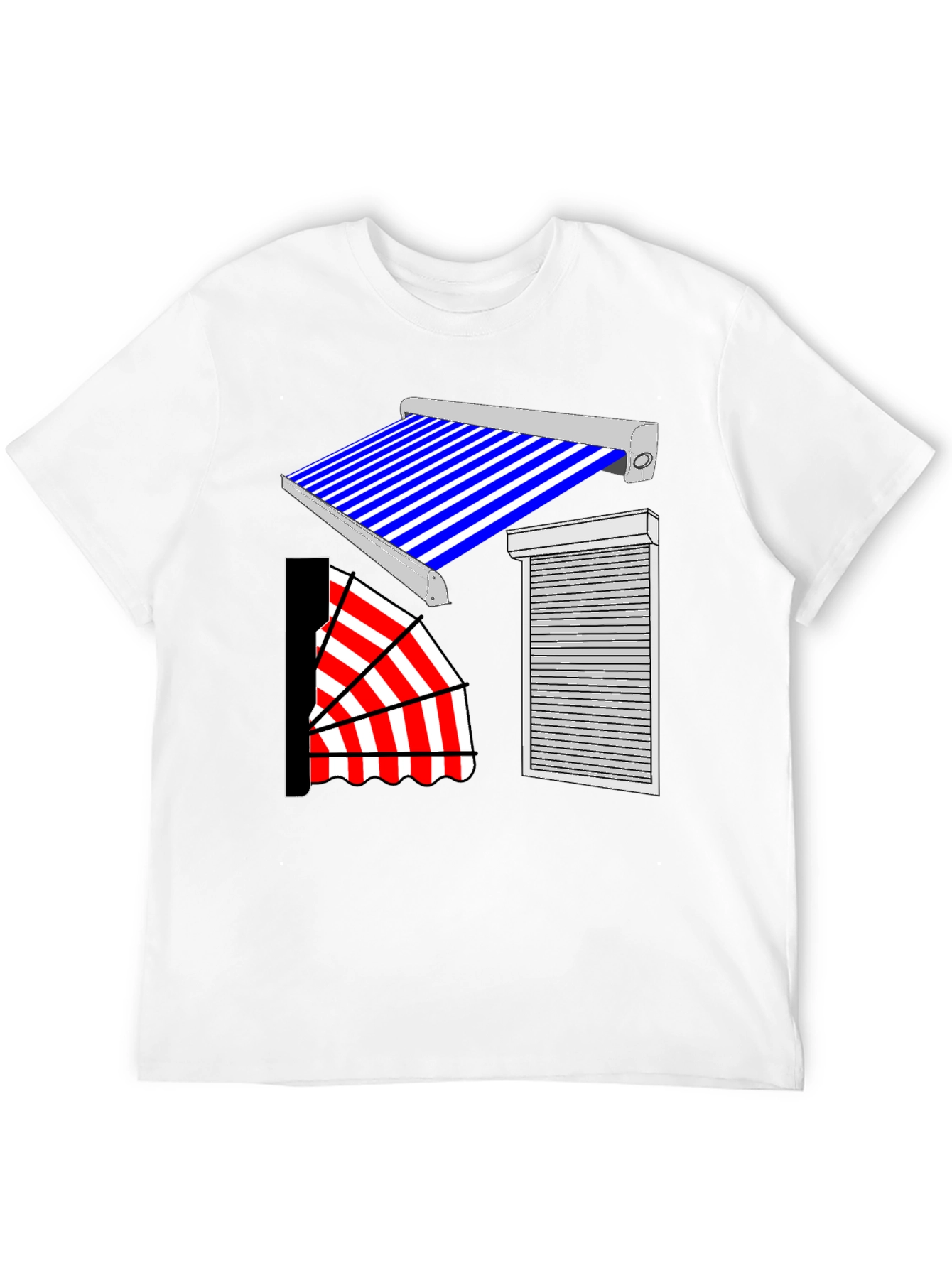 Awnings Graphic T-Shirt | Unisex Soft Cotton Tee