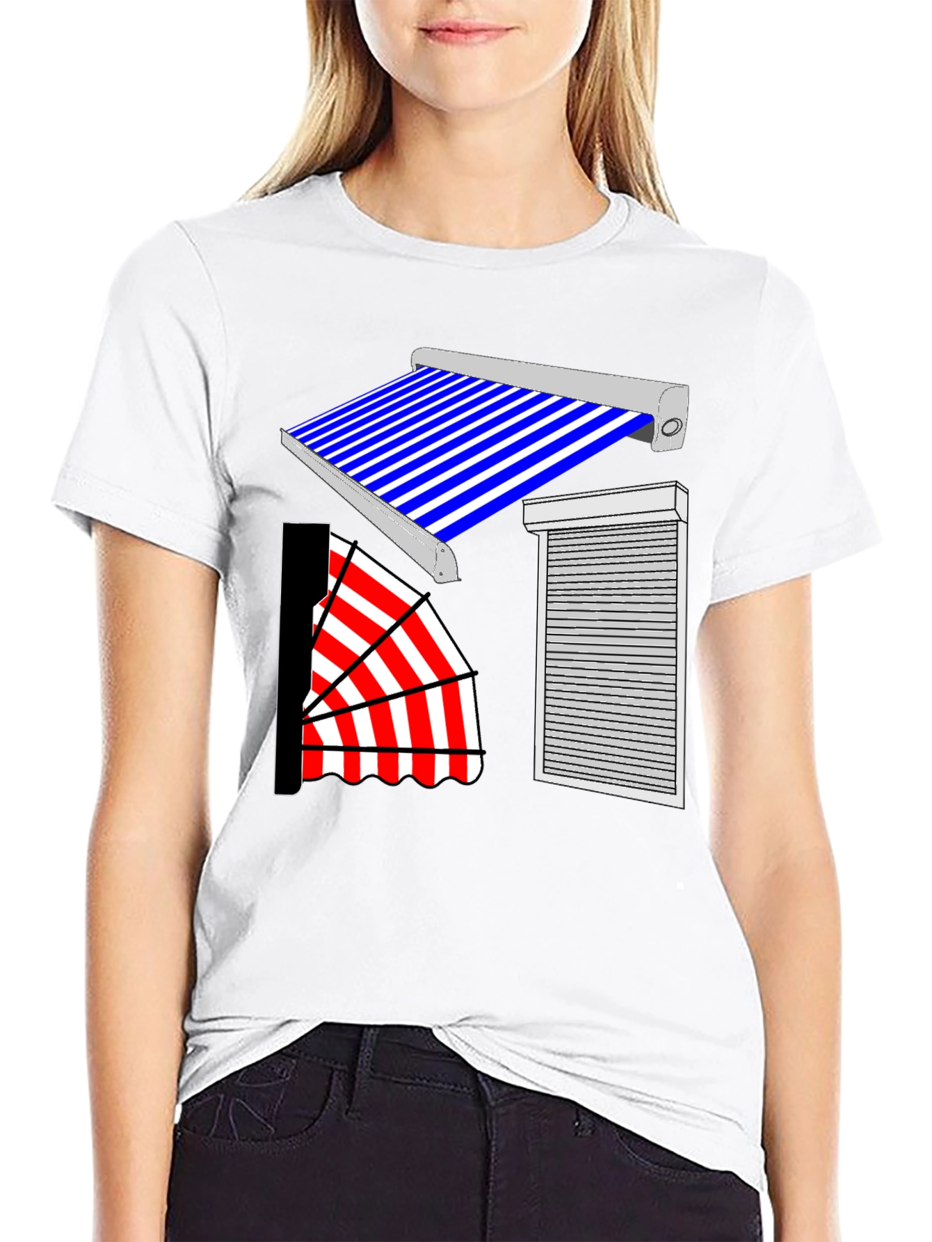 Awnings Graphic T-Shirt | Unisex Soft Cotton Tee