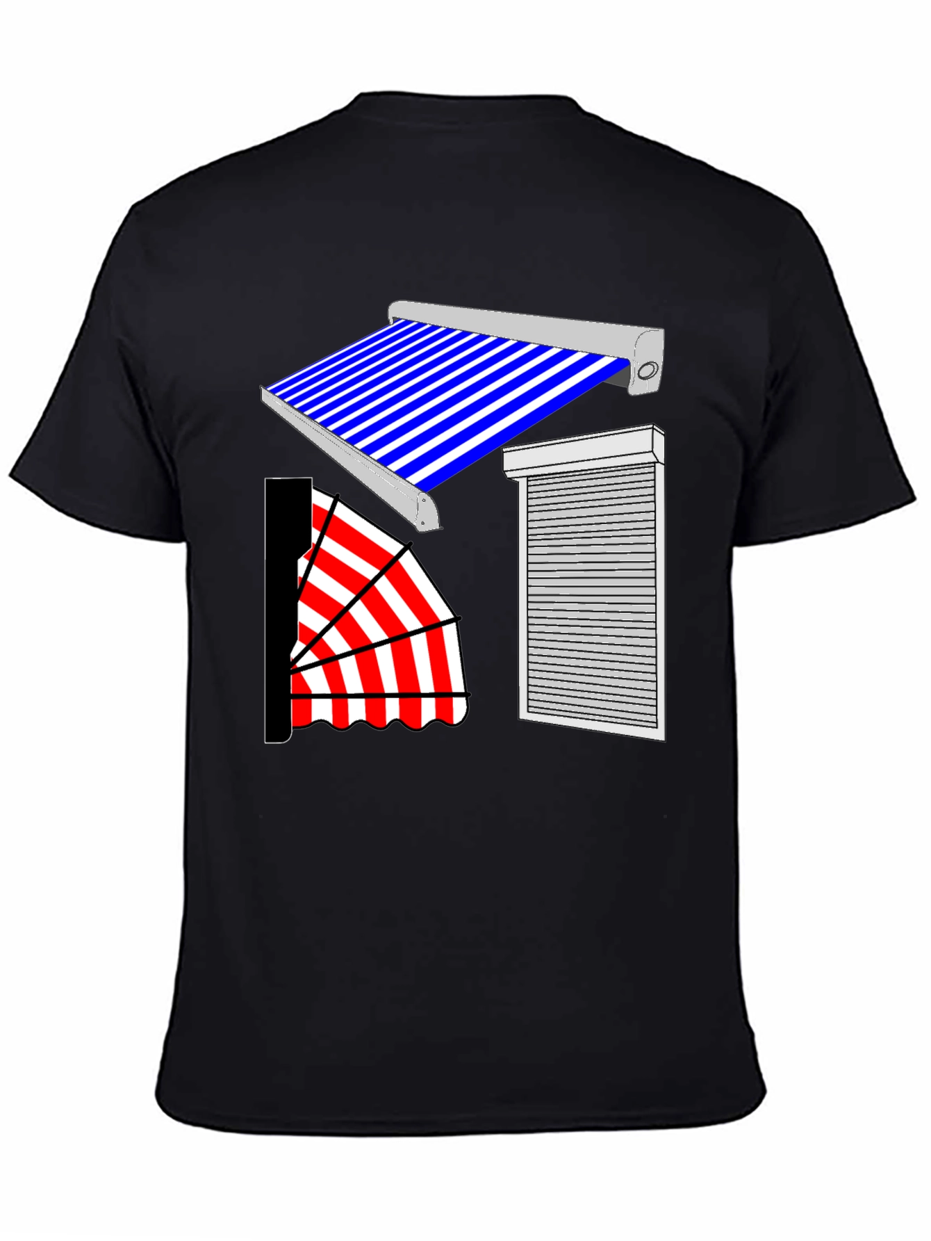 Awnings Graphic T-Shirt | Unisex Soft Cotton Tee