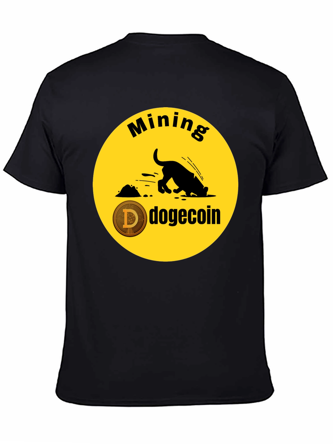 Dogecoin Mining T-Shirt - Crypto HODL Tee