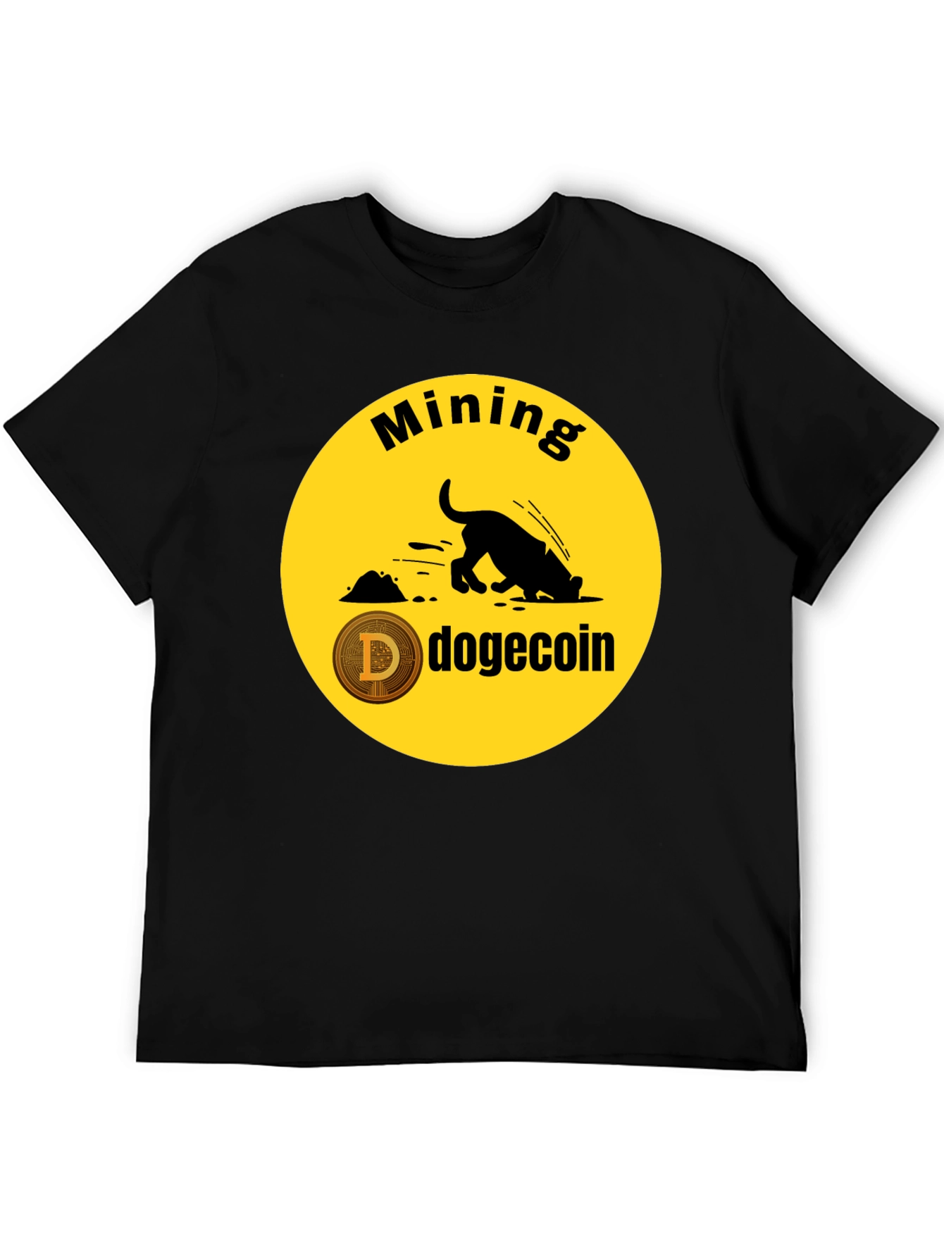 Dogecoin Mining T-Shirt - Crypto HODL Tee