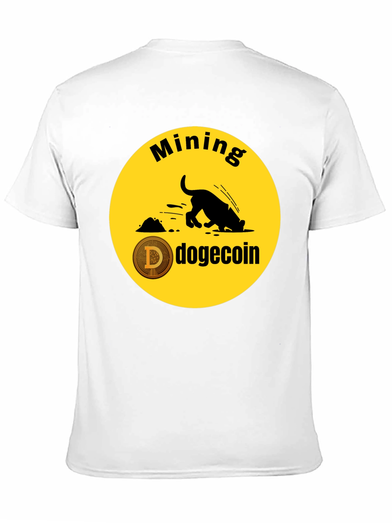 Dogecoin Mining T-Shirt - Crypto HODL Tee