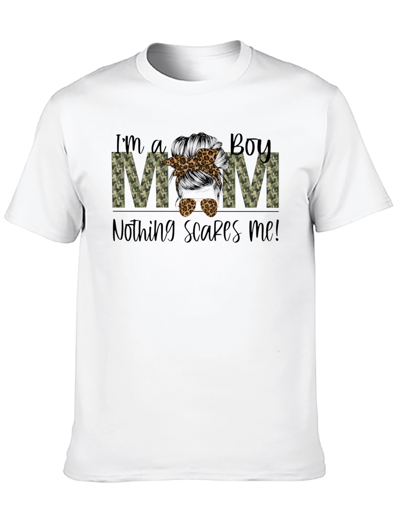 Boy Mom Camo T-Shirt