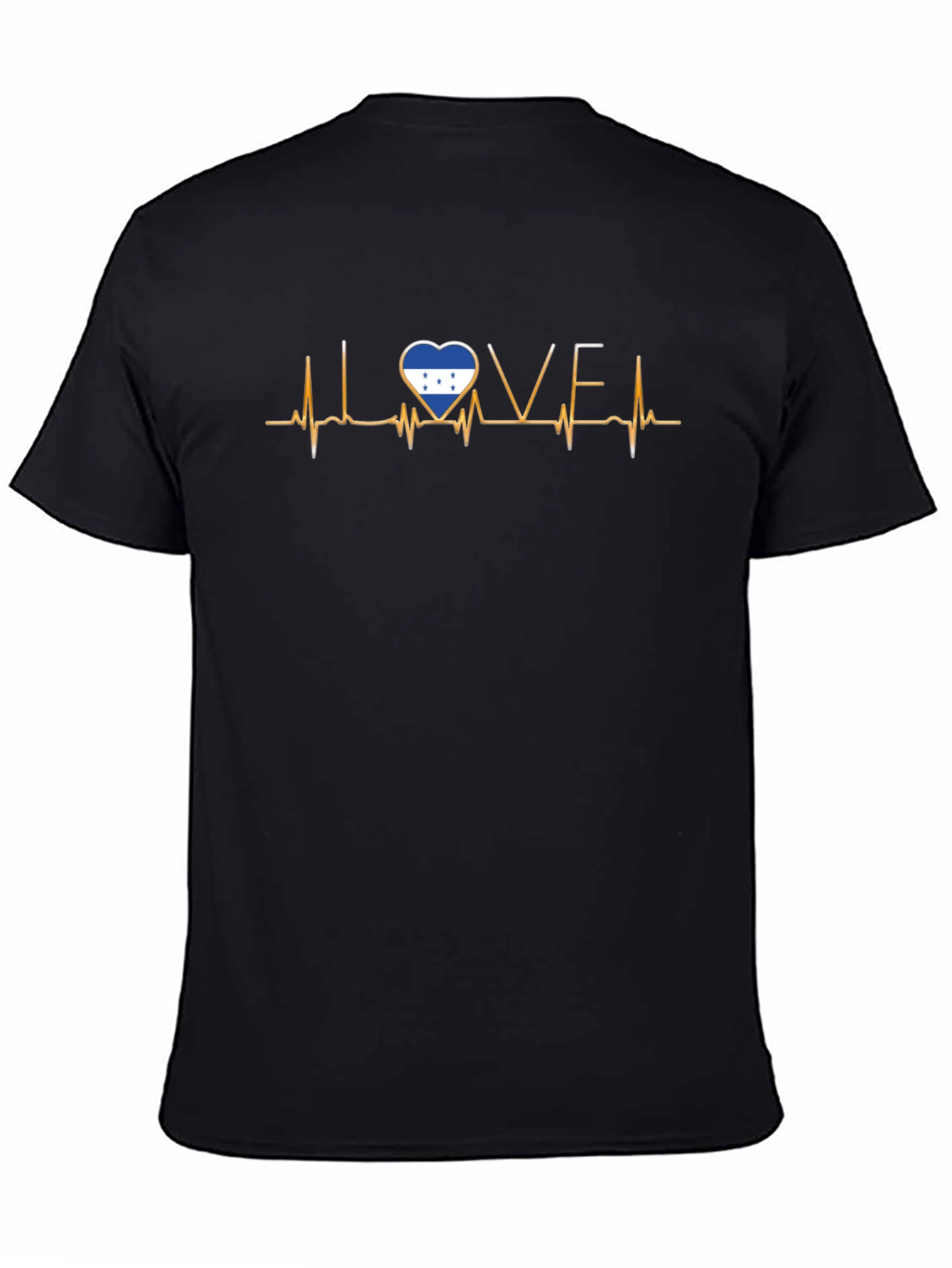 Honduras Flag Heartbeat Love T-Shirt