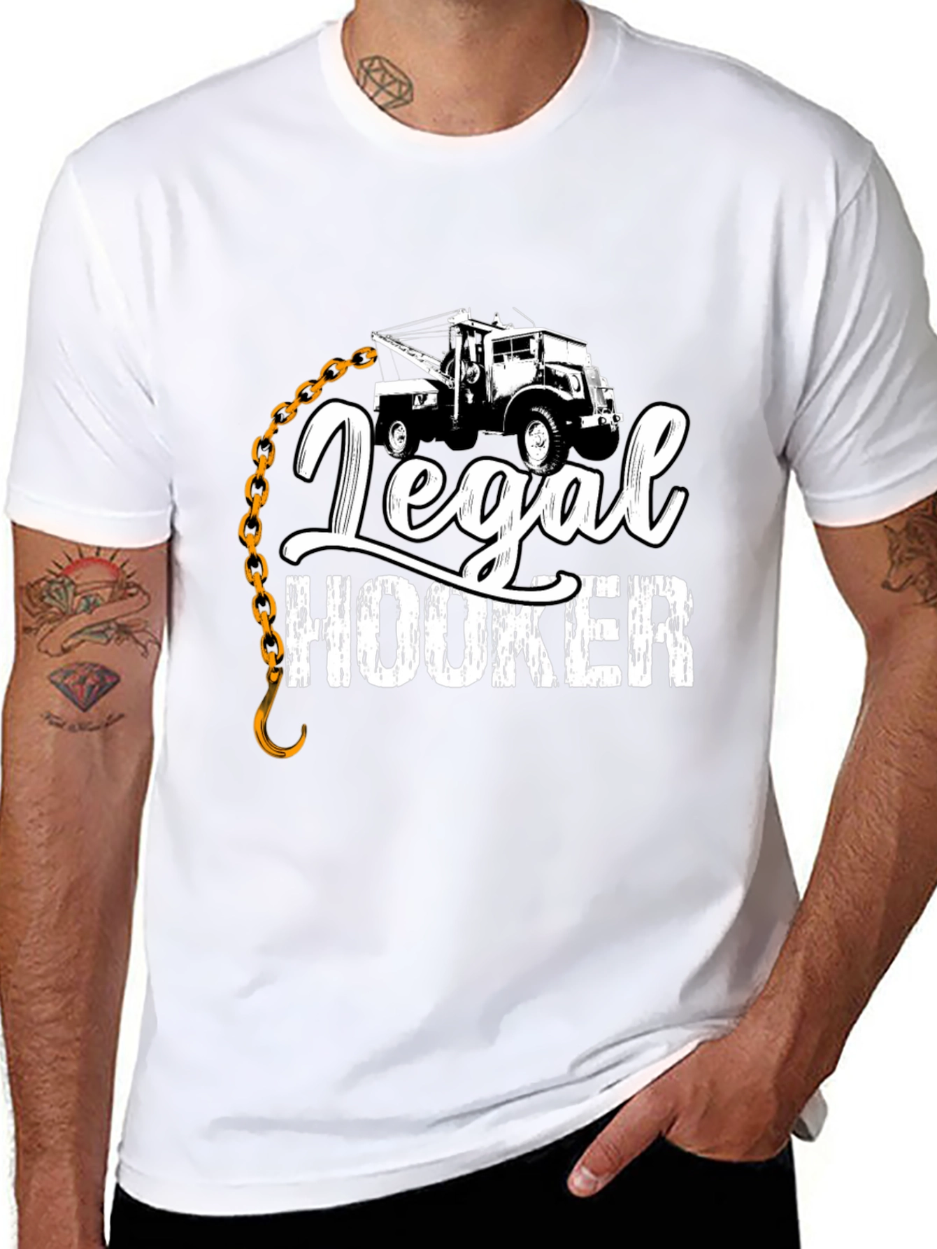 Legal Hooker T-Shirt Tow Truck Driver Gift