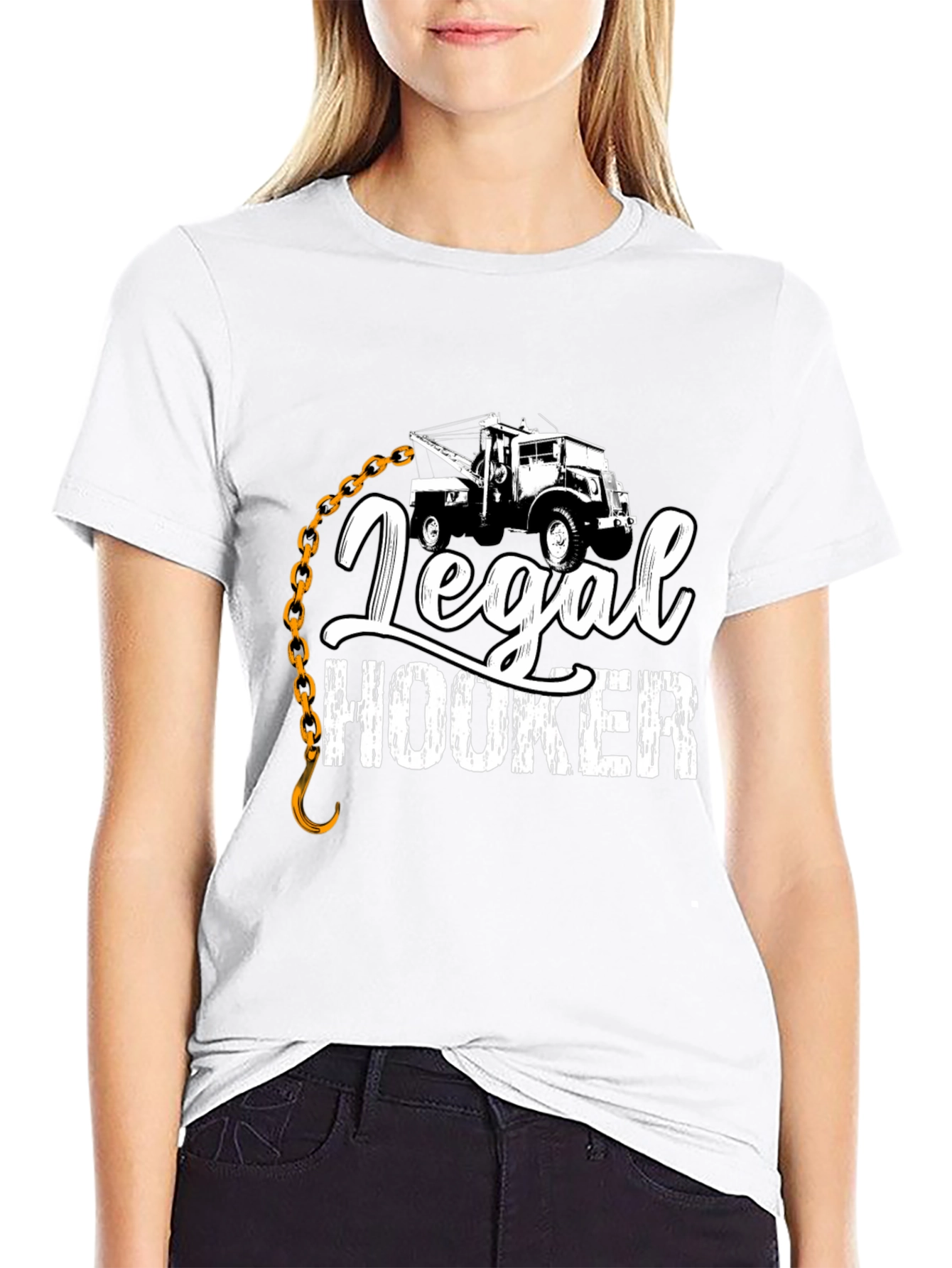 Legal Hooker T-Shirt Tow Truck Driver Gift