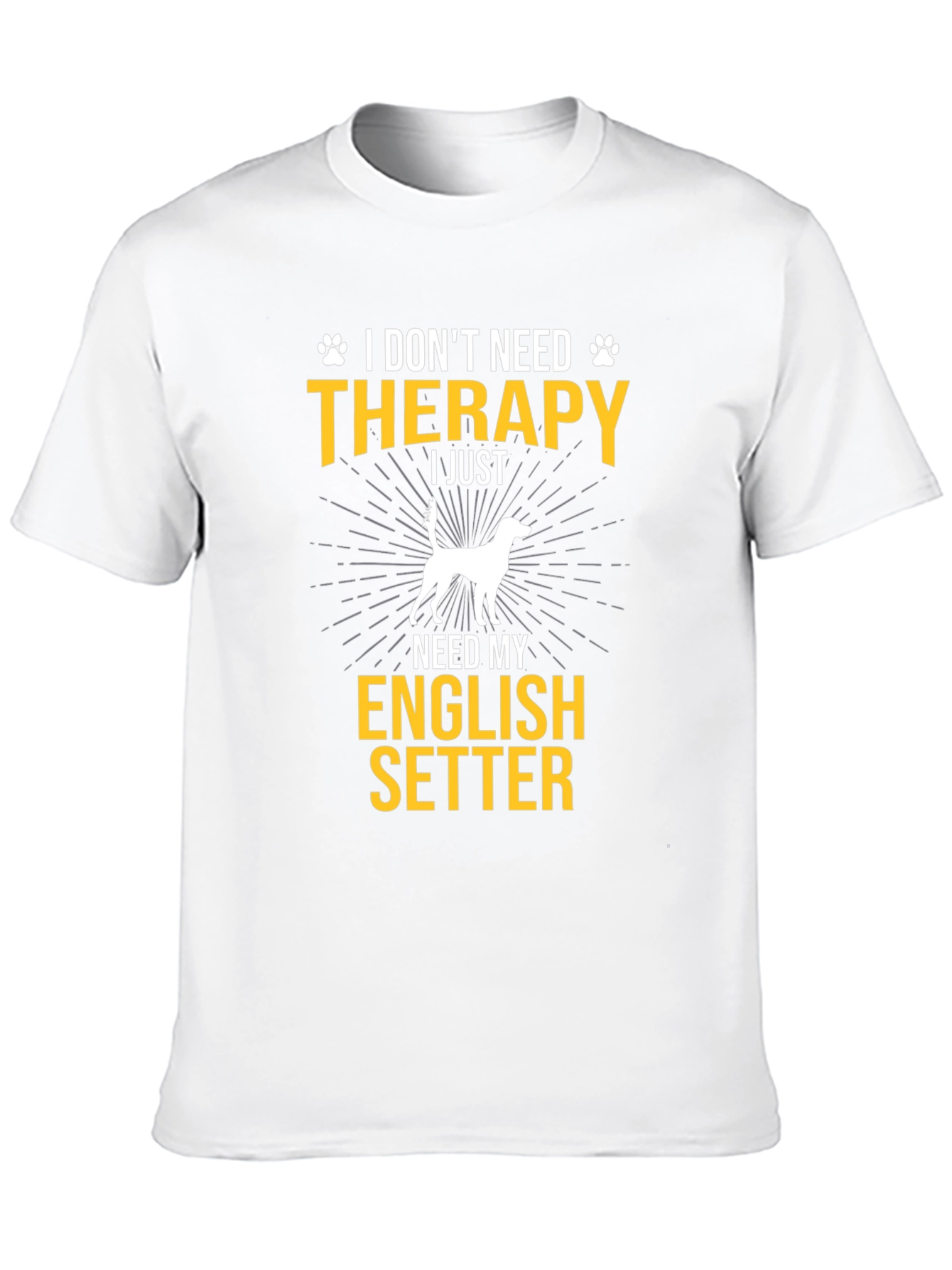English Setter Dog T-Shirt - Therapy Alternative