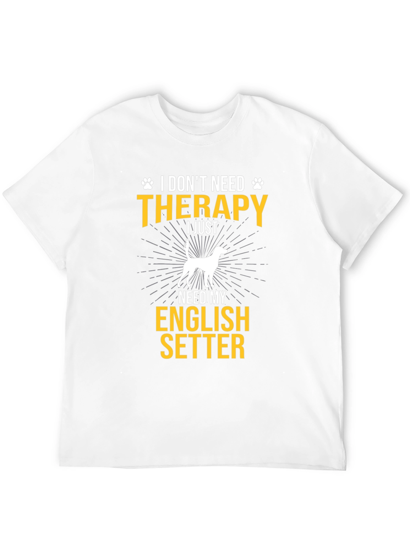 English Setter Dog T-Shirt - Therapy Alternative