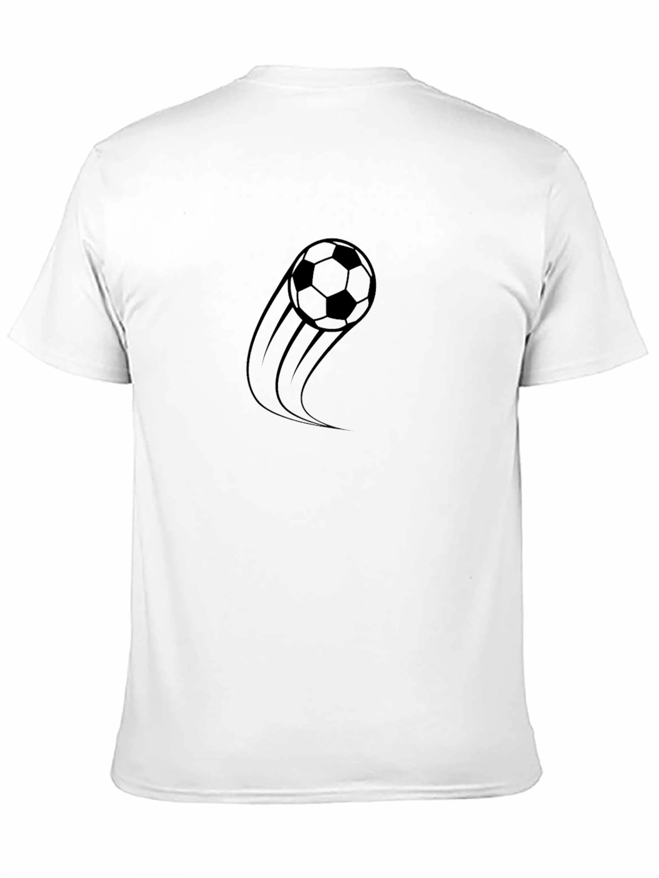 Soccer Ball Graphic Tee - Stylish Black T-Shirt