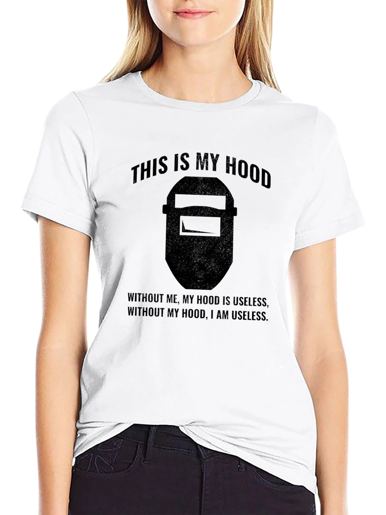 Welders Hood T-Shirt - Funny Welding Tee