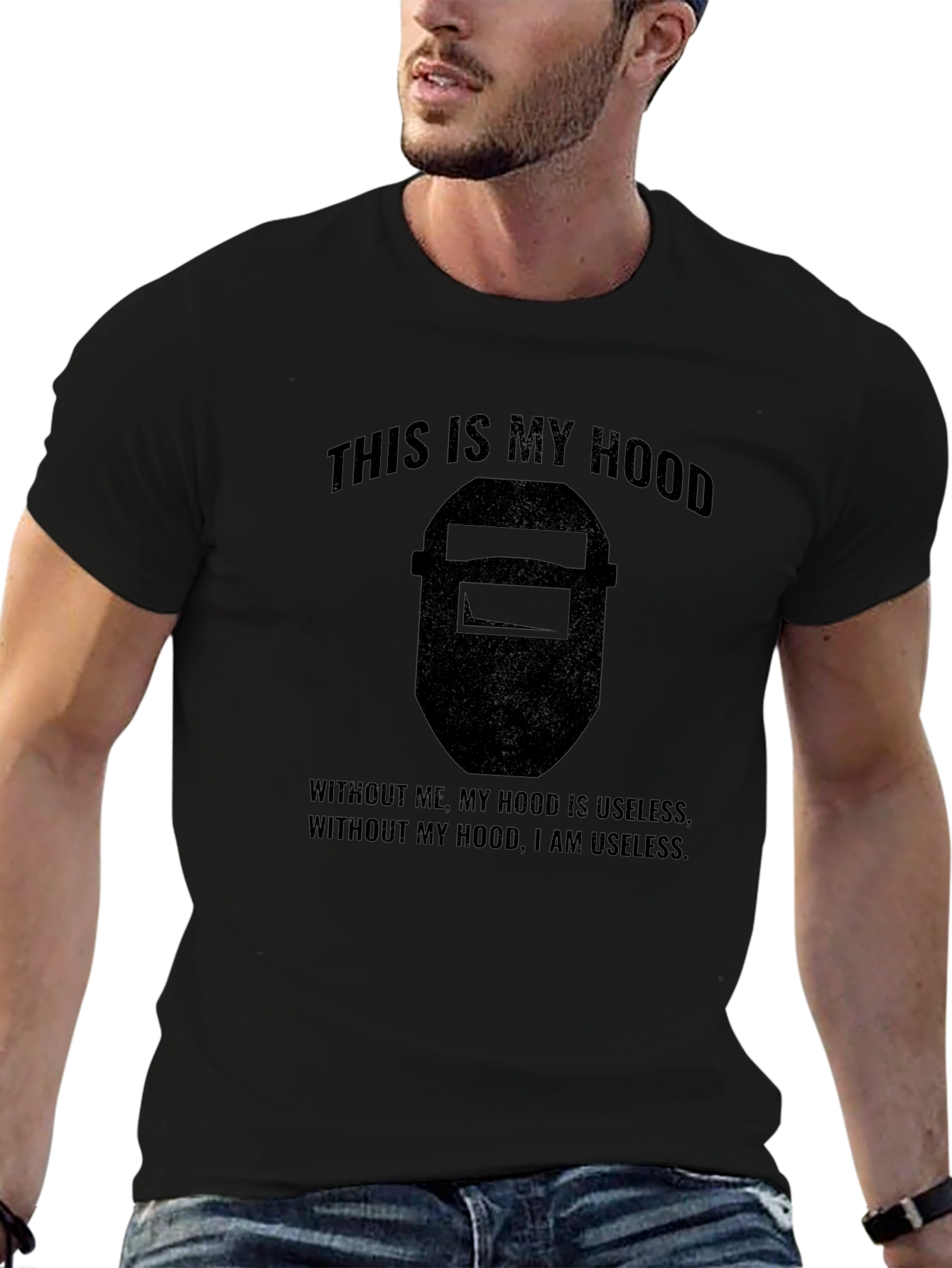 Welders Hood T-Shirt - Funny Welding Tee