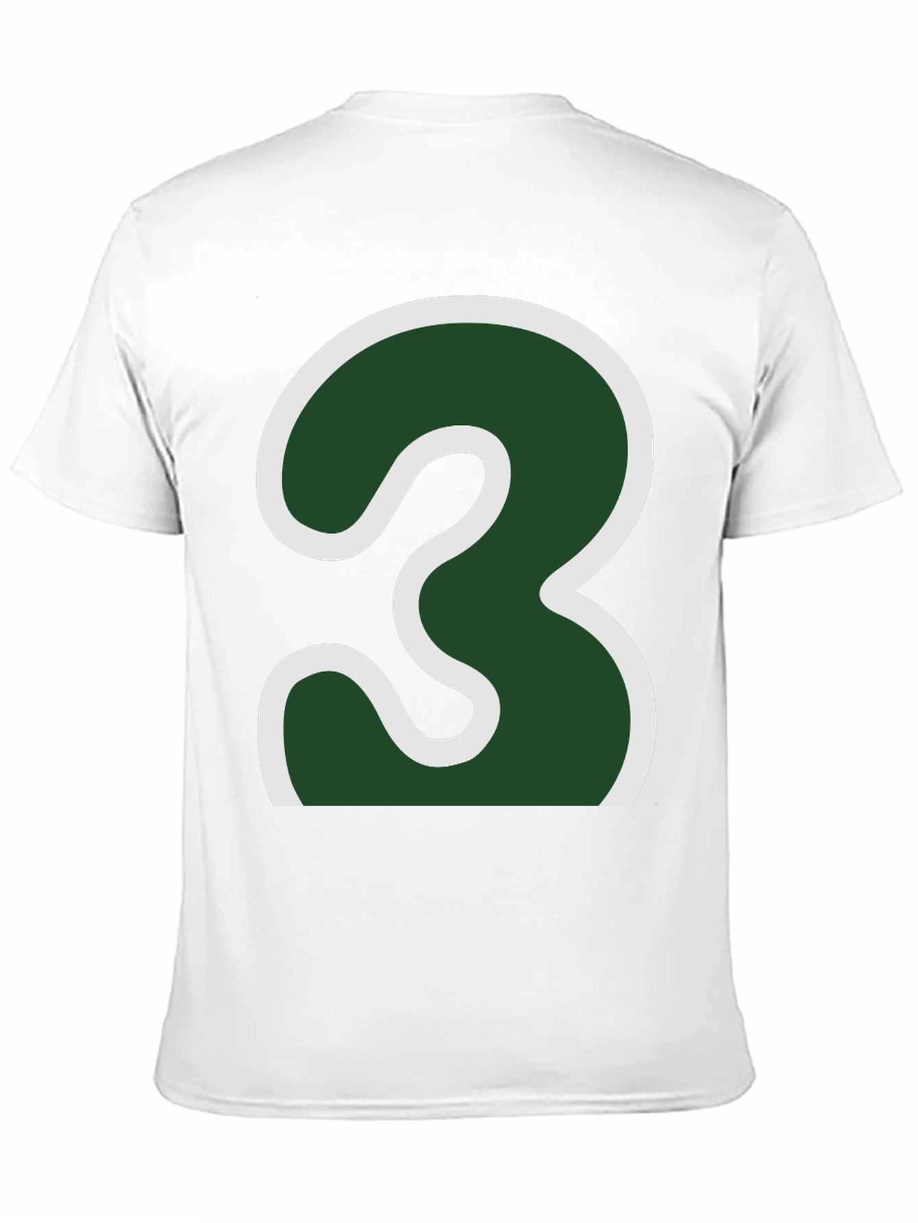 Number 3 Graphic Tee - Bold Statement Shirt